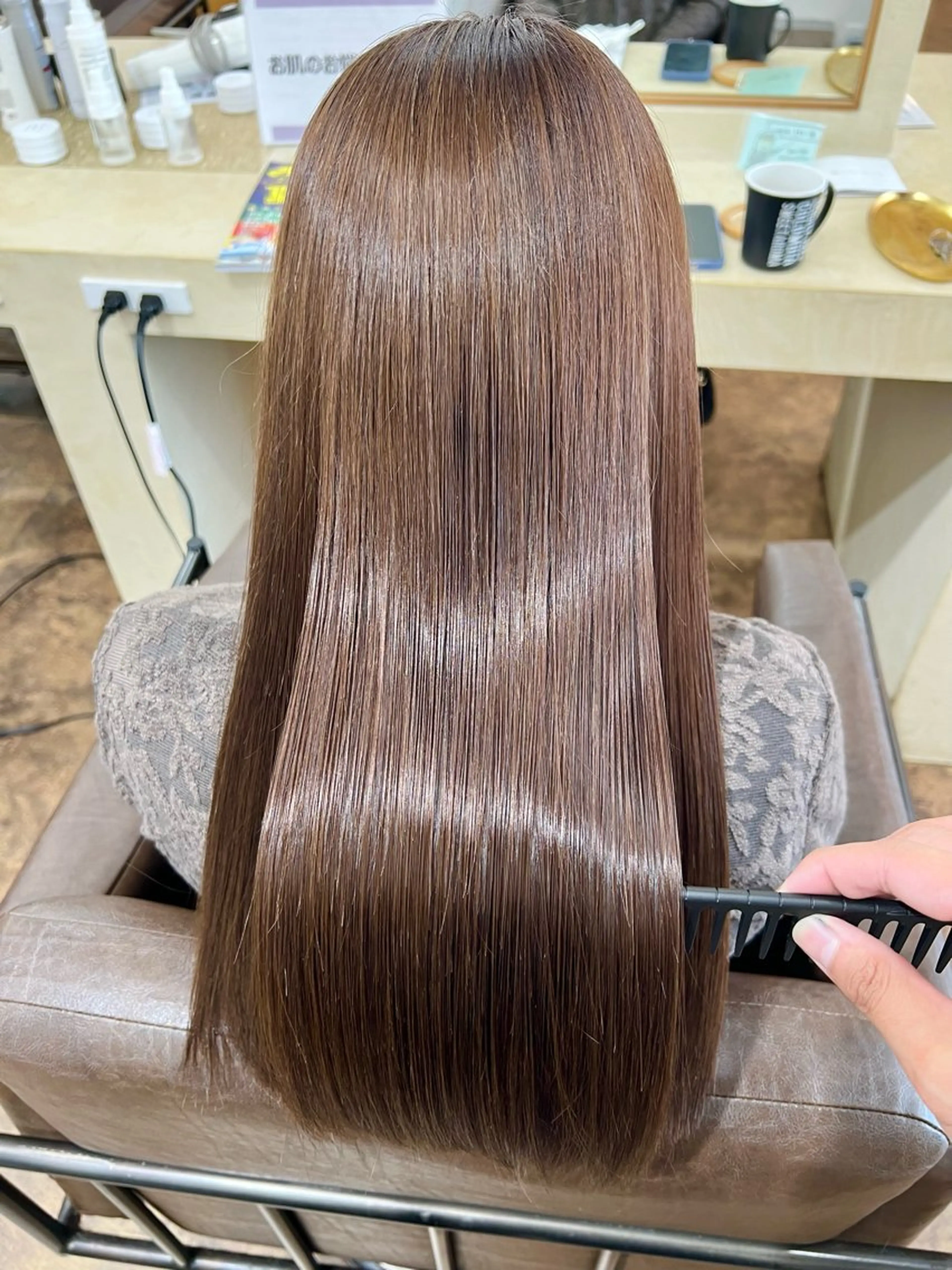 🌈髪質改善straight➕color🌈の写真