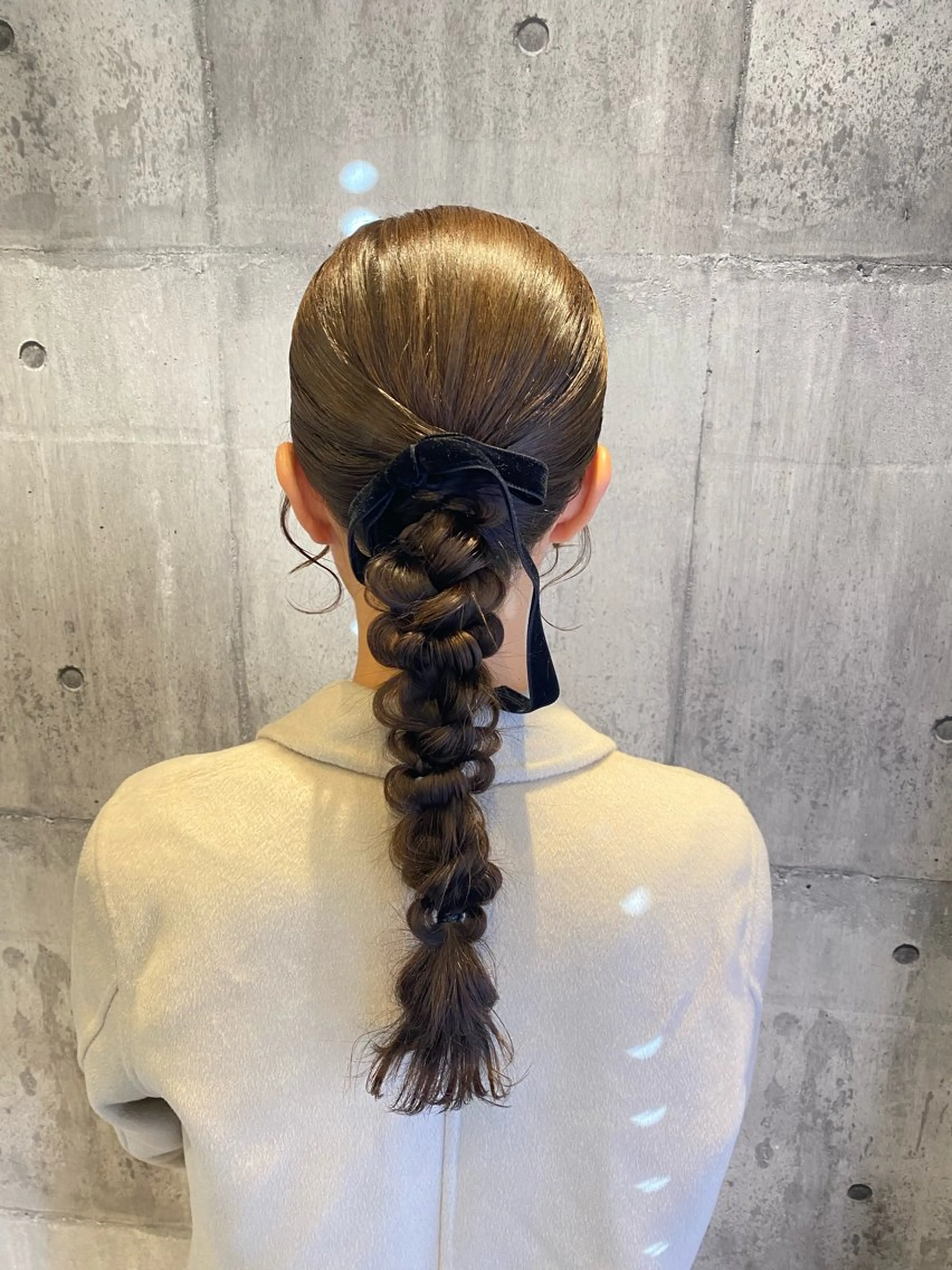 ロング ヘアアレンジ ヘアセット 新谷 桃子のヘアスタイル