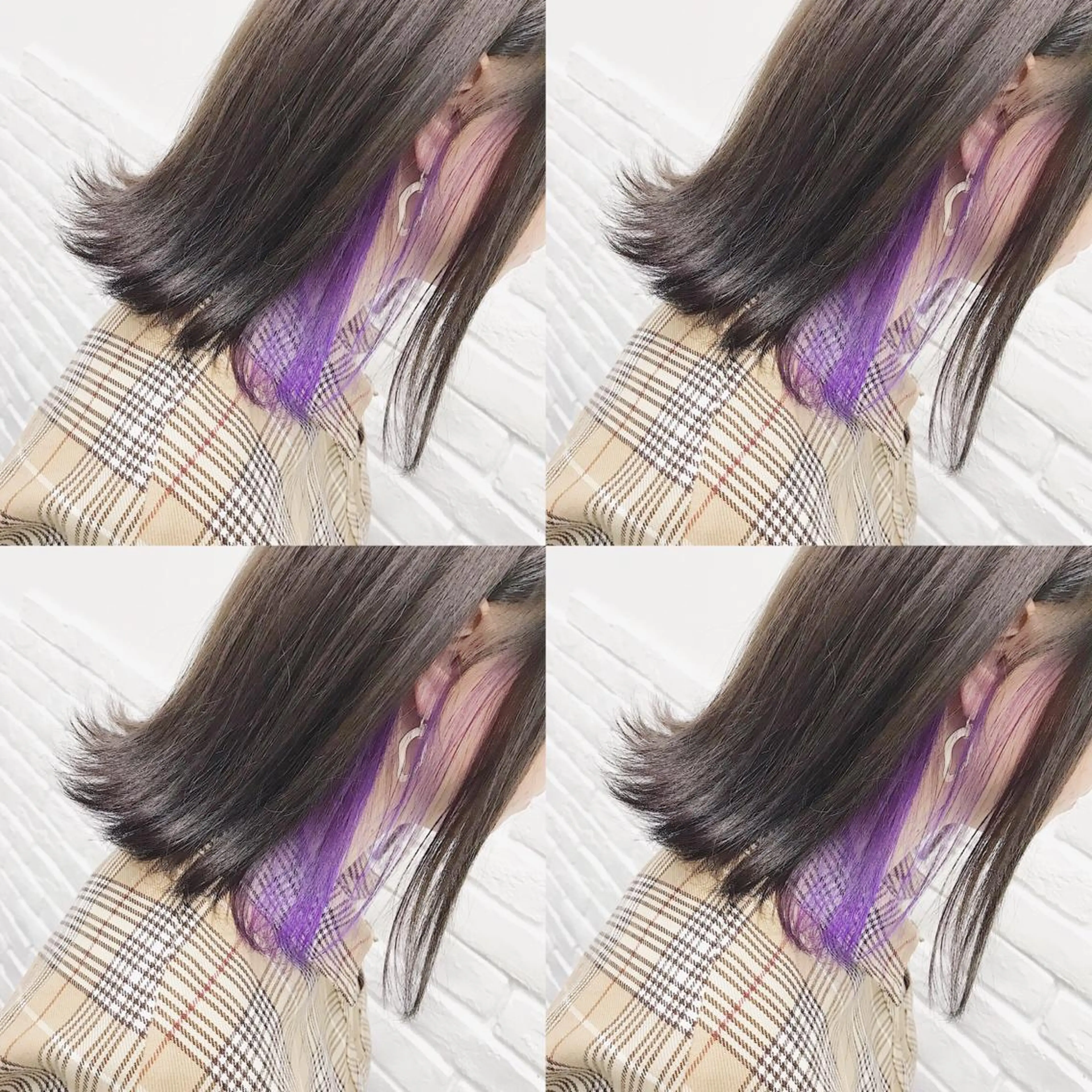 ミディアム カラー ヘアアレンジ ヘアカラー トリートメント TAKUMAブリーチ /切りっぱなし🪽のヘアスタイル