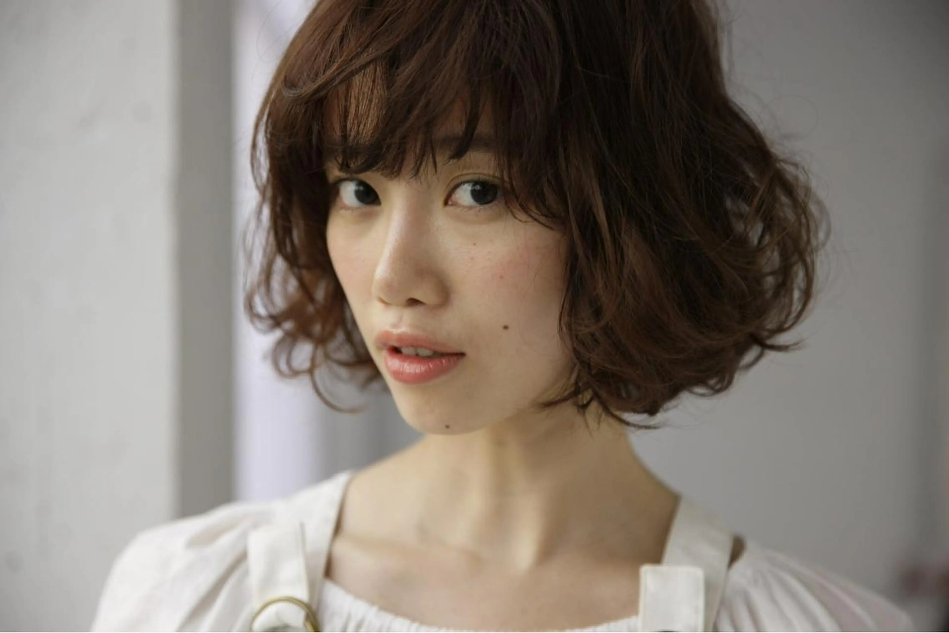 ショート 縮毛矯正セミナー講師 ヨコモリユウキのヘアスタイル