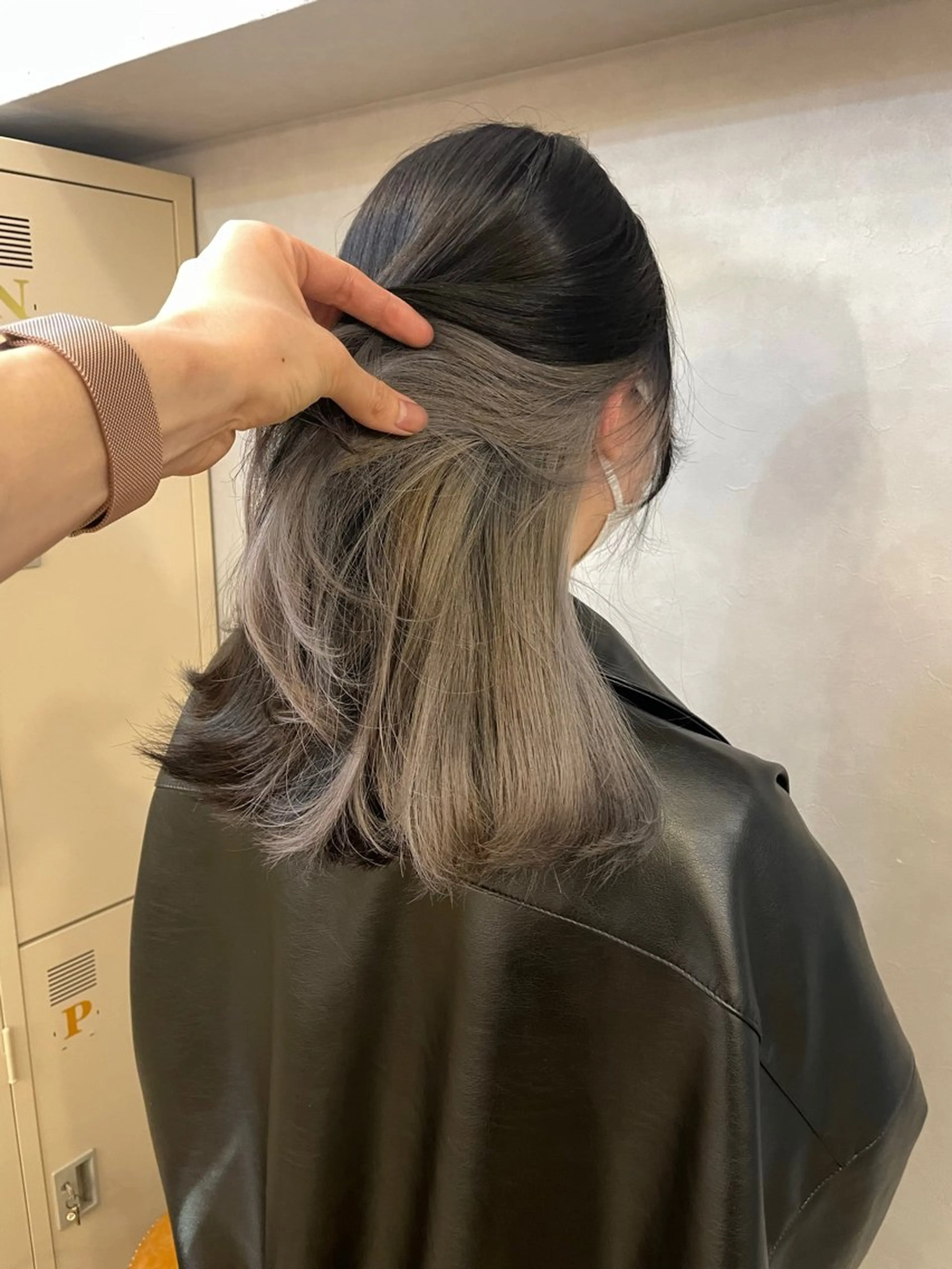 ミディアム カラー ヘアアレンジ 新宿/レイヤー特化 韓国ヘア/海外ヘアのヘアスタイル