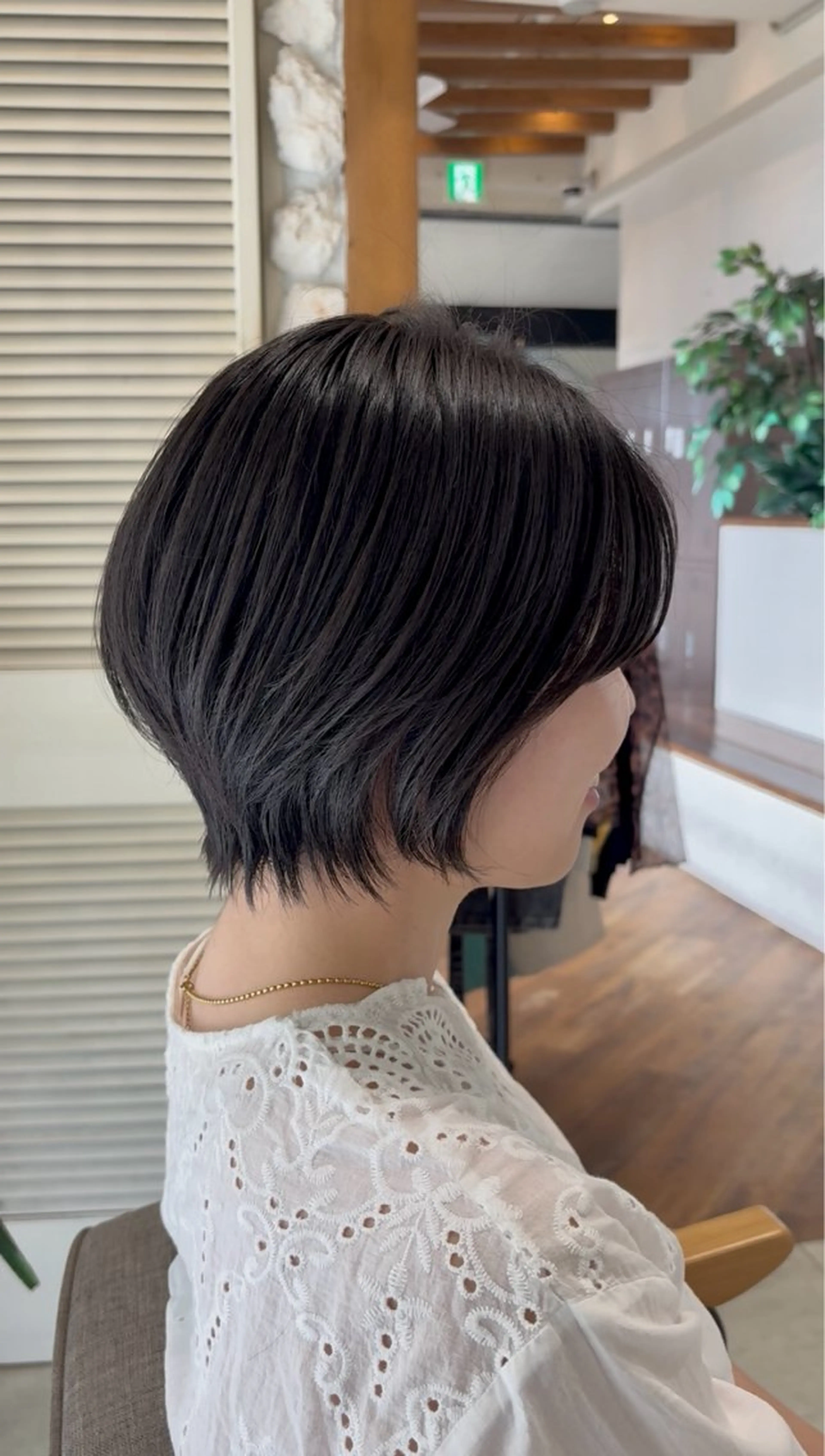 ショート 丸みショート くびれヘア ショートヘア 山口 南のヘアスタイル