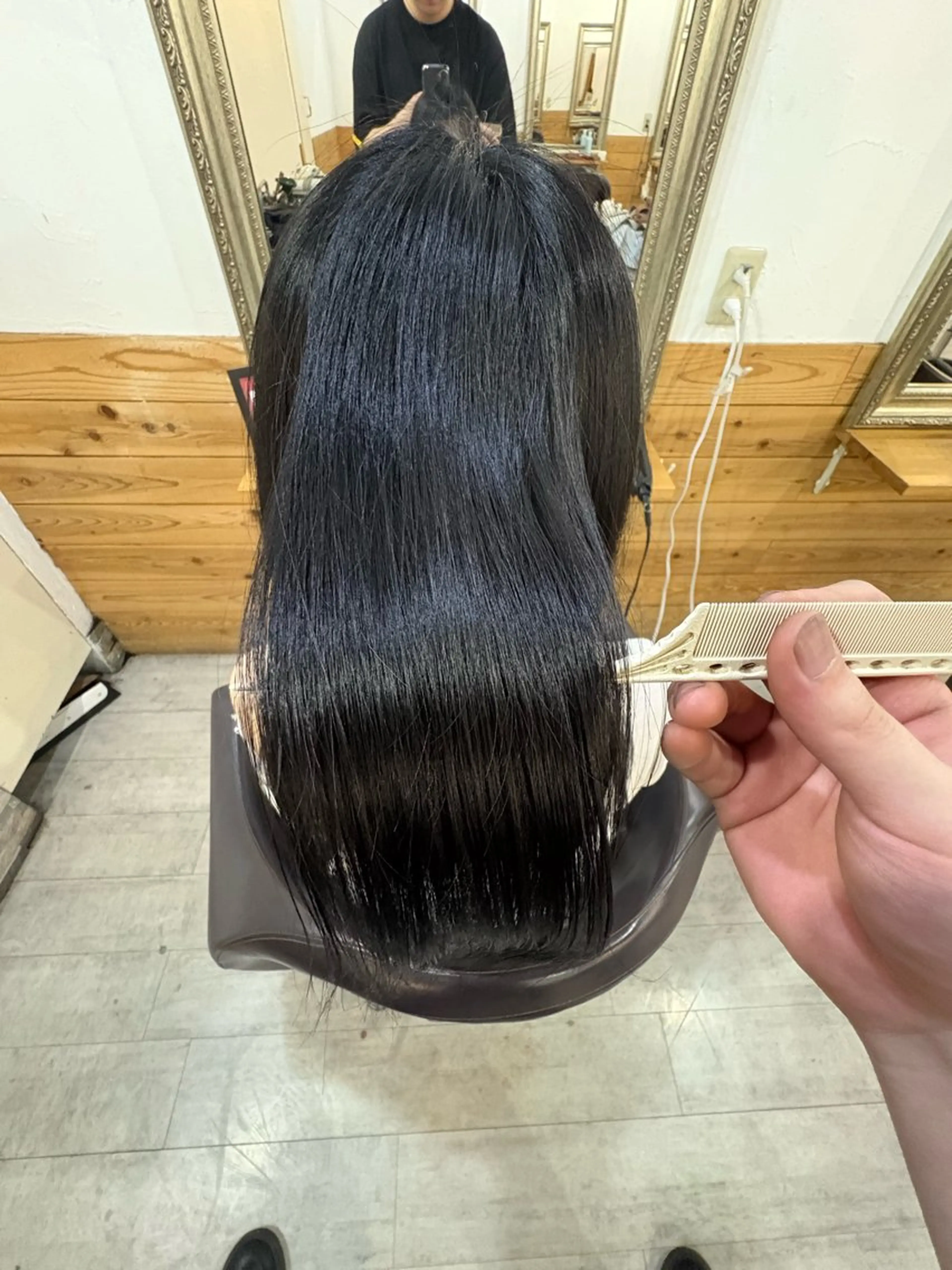 カラー 髪質改善カラー/ 結べるレイヤー/文野のヘアスタイル