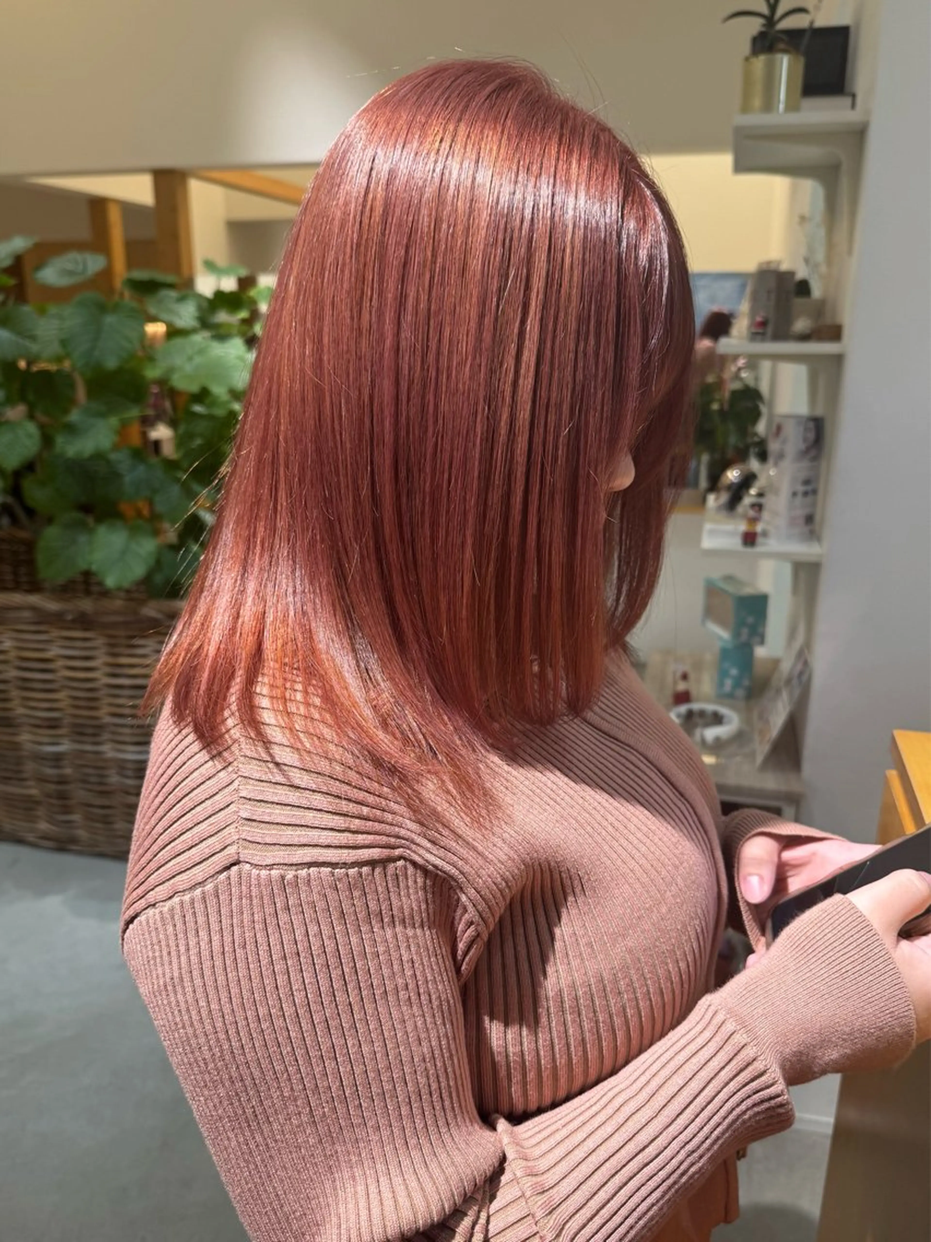 セミロング カラー 中西倖 トップスタイリストのヘアスタイル