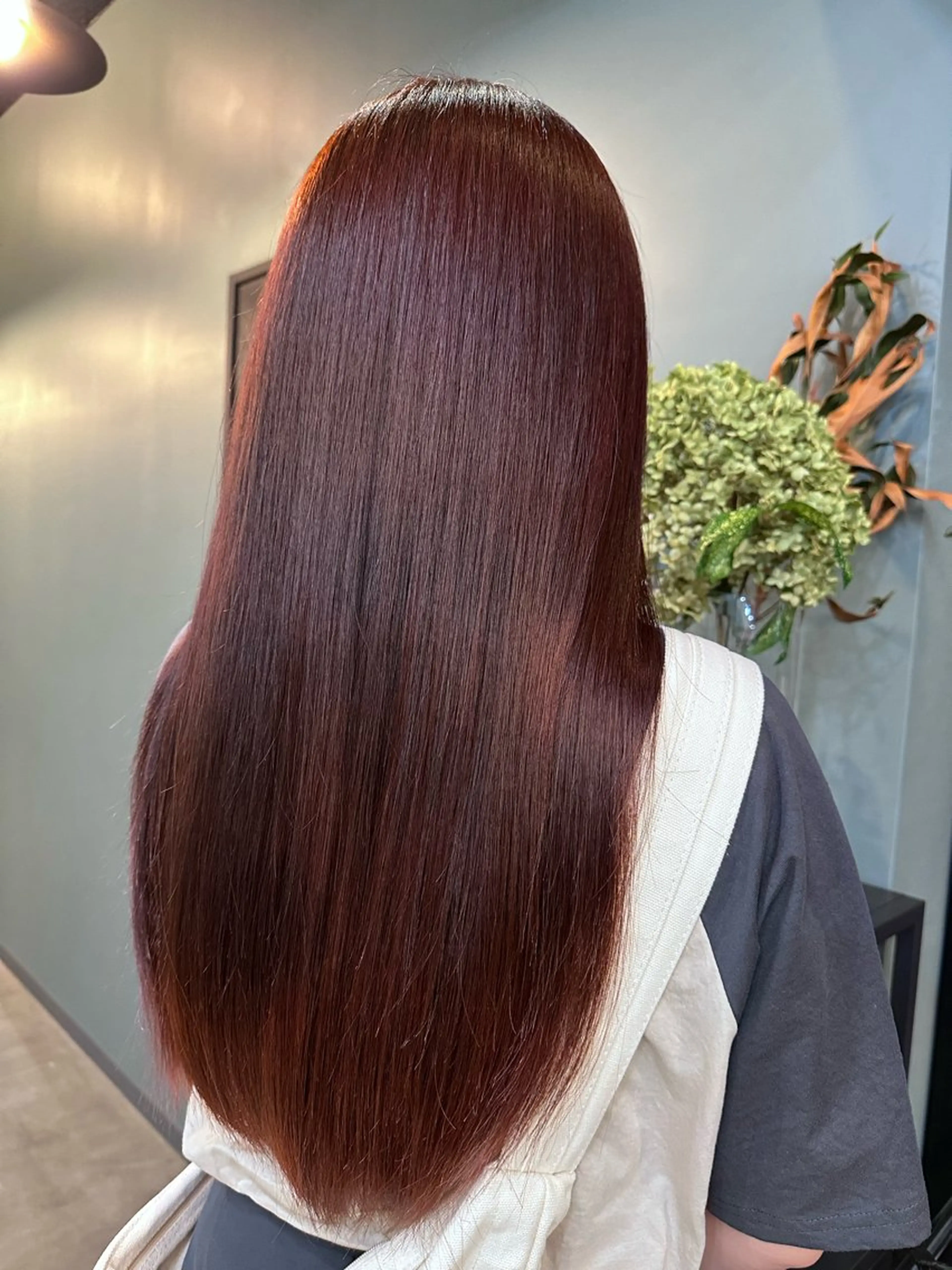 ロング カラー 黒岩 珠奈のヘアスタイル