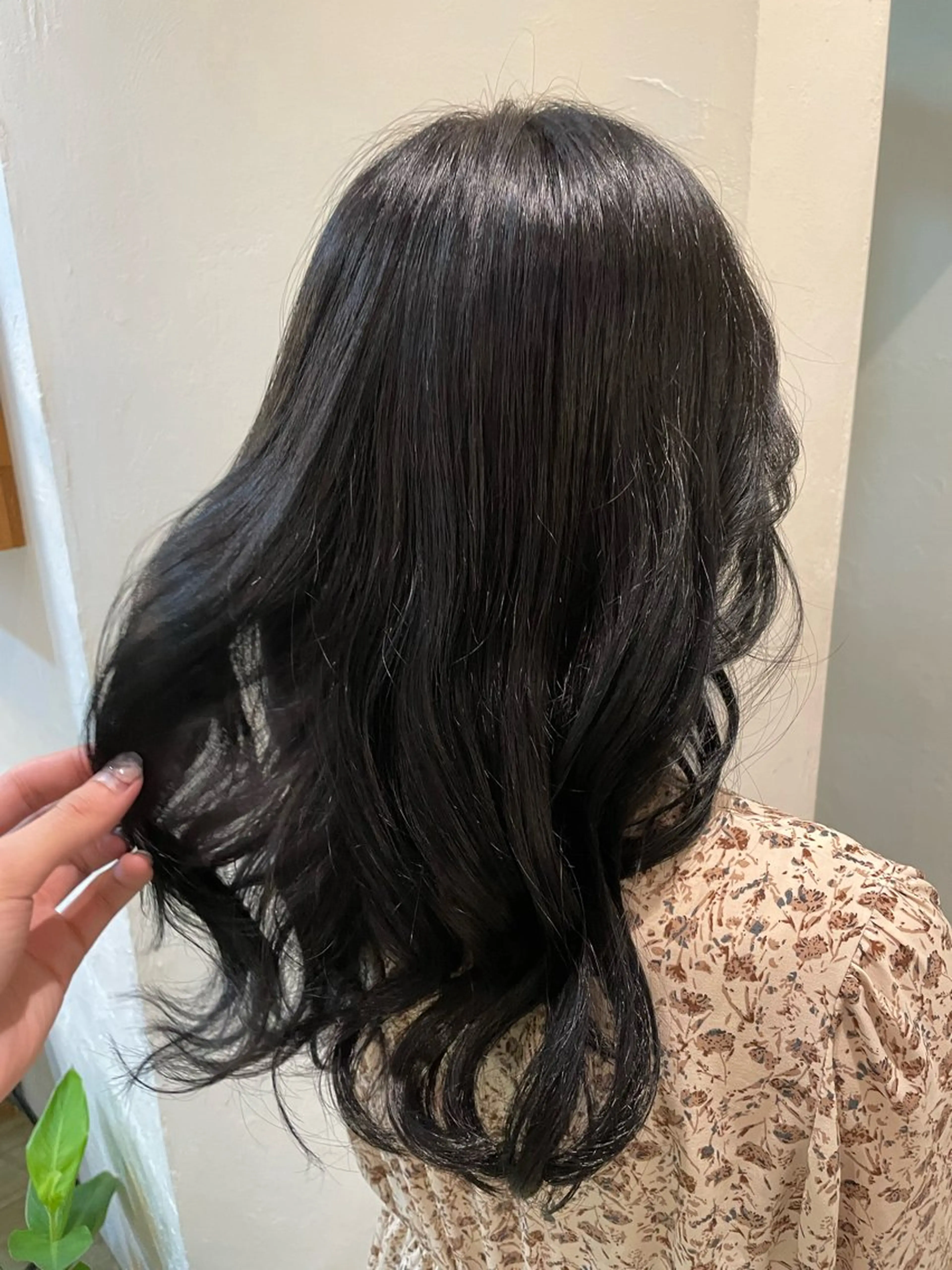 ロング カラー グレージュ ヘアカラー ✨️パーマ✨ たなかひろとのヘアスタイル