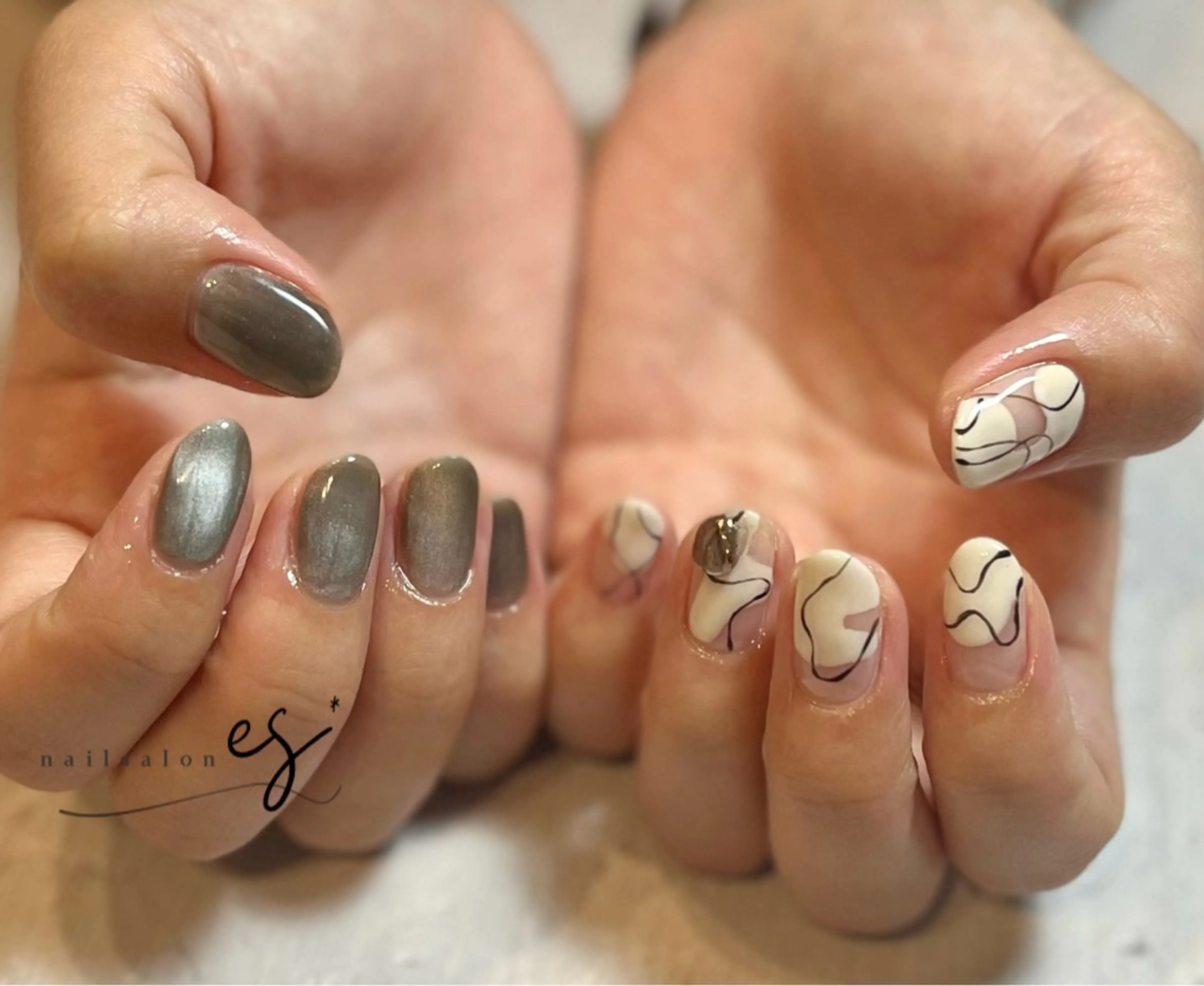 ネイル ハンドネイル nailsalon esのネイルデザイン