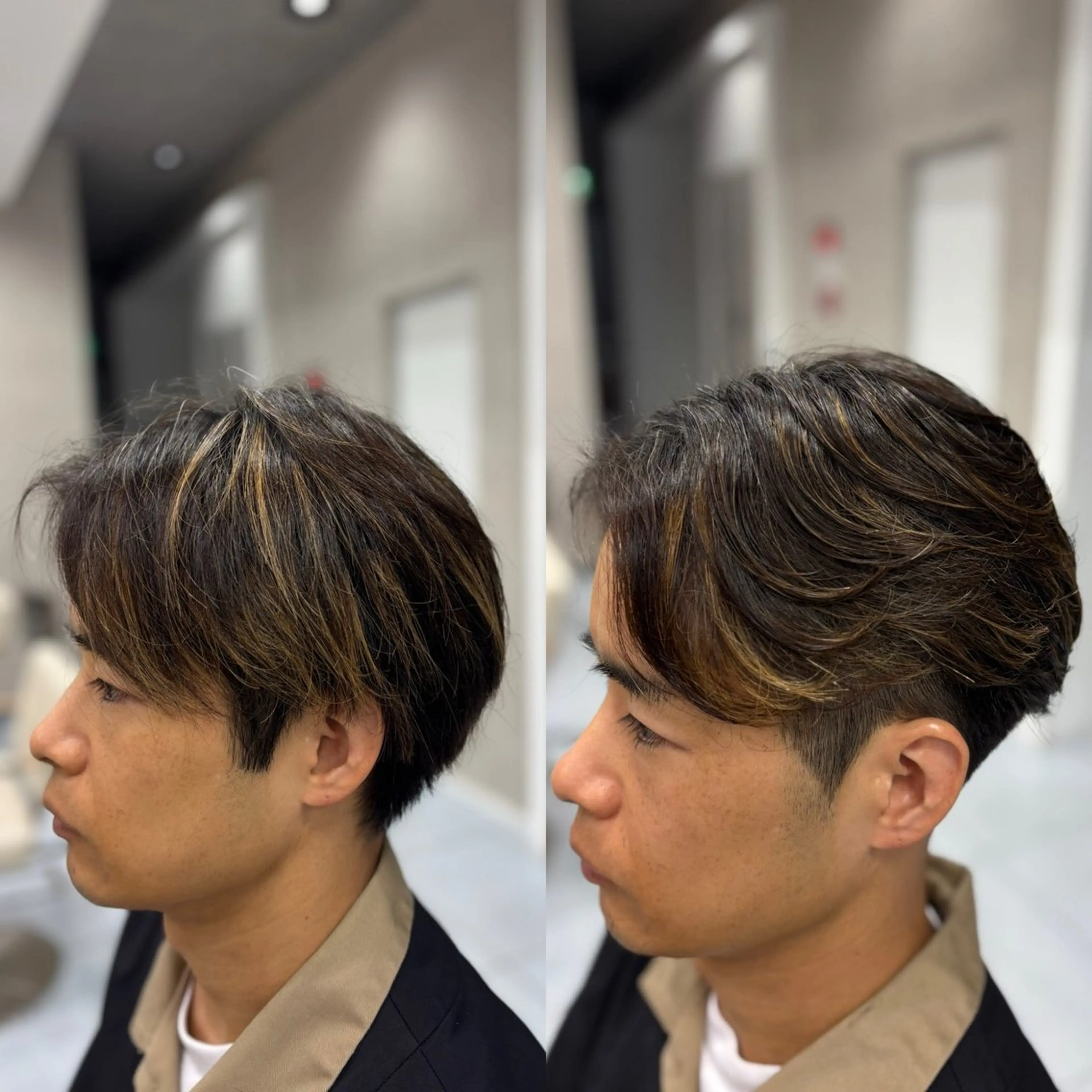 ショート パーマ メンズ カット パーマ メンズ特化韓国風 パーマスタイル/りんのヘアスタイル