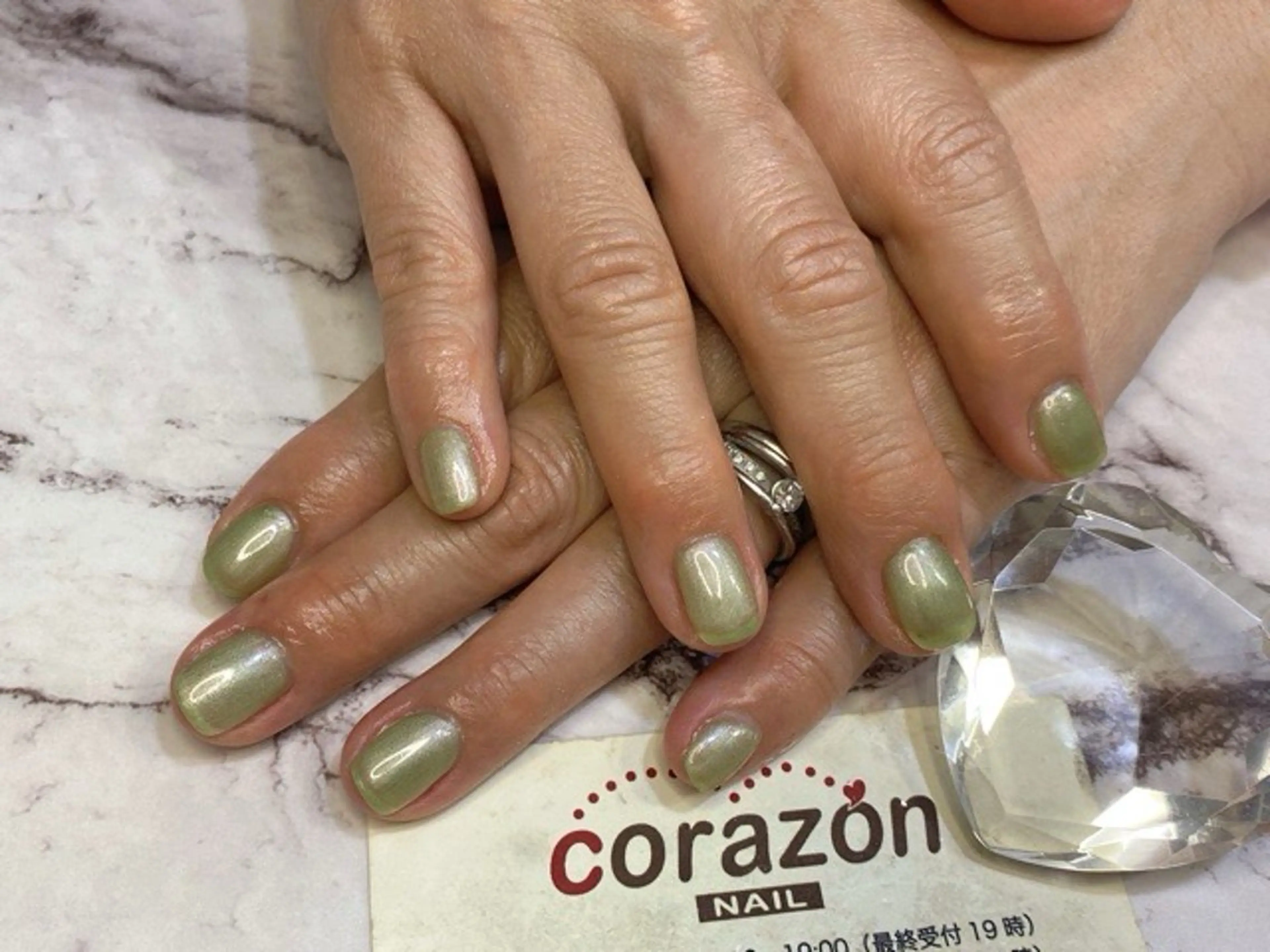 ネイル ジェルネイル ワンカラーネイル corazon所属・ネイリスト aicoのネイルデザイン