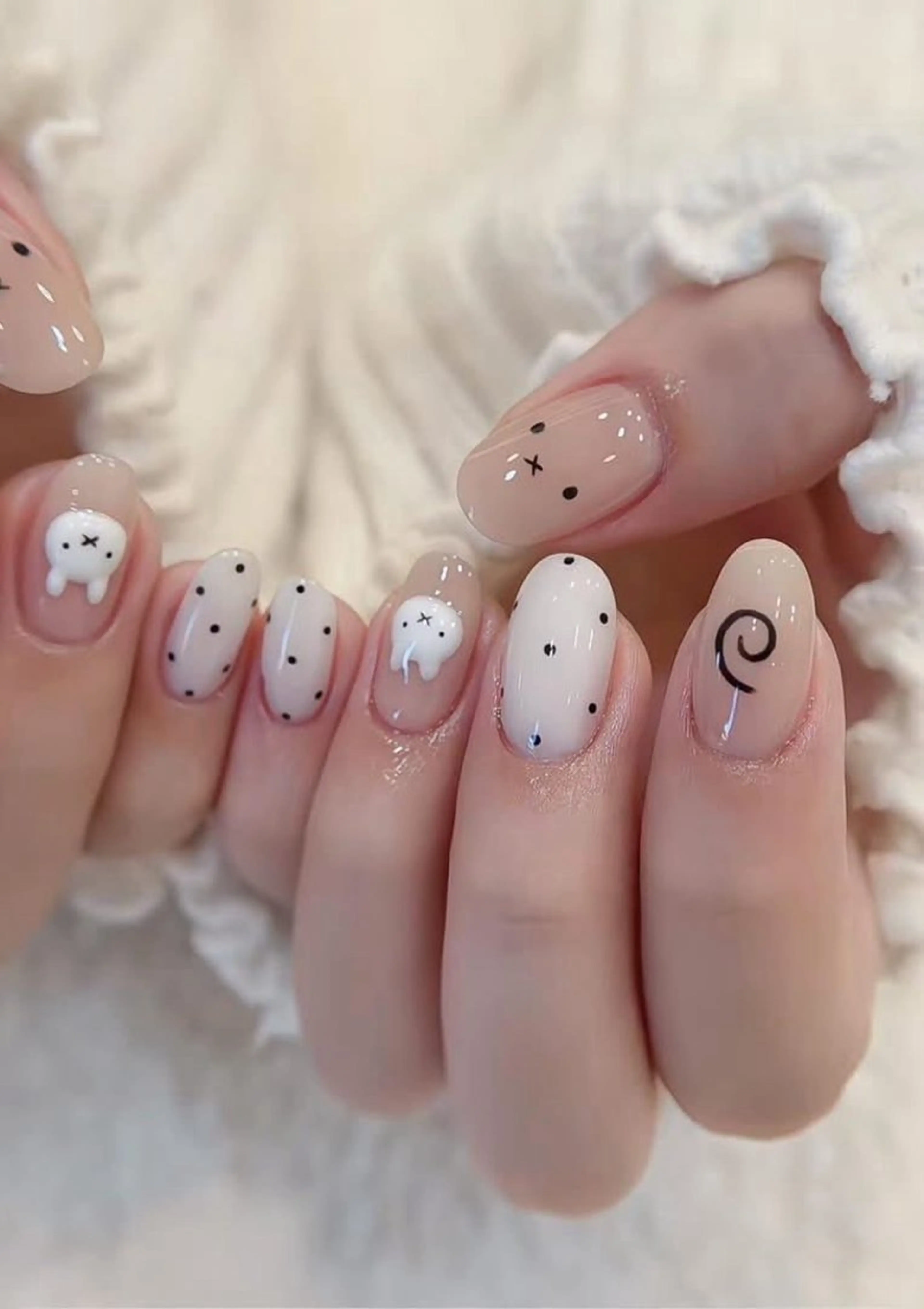 ネイル チークネイル フットネイル フレンチネイル グラデーション 韓国ネイル YUKI NAILのネイルデザイン