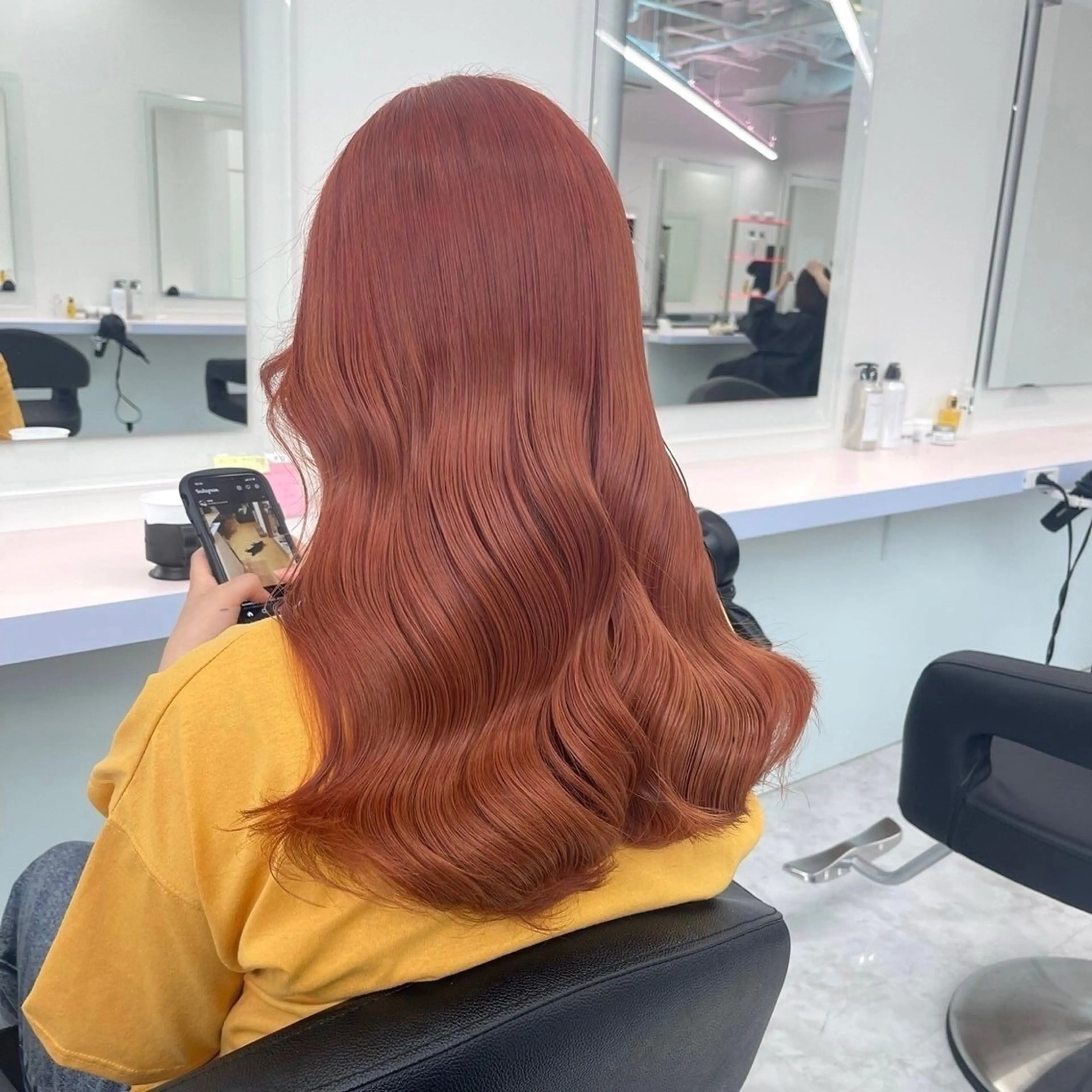 ロング カラー ヘアアレンジ ヘアカラー トリートメント ヘアセット NANA💓韓国ヘア /レイヤー/暖色💓のヘアスタイル