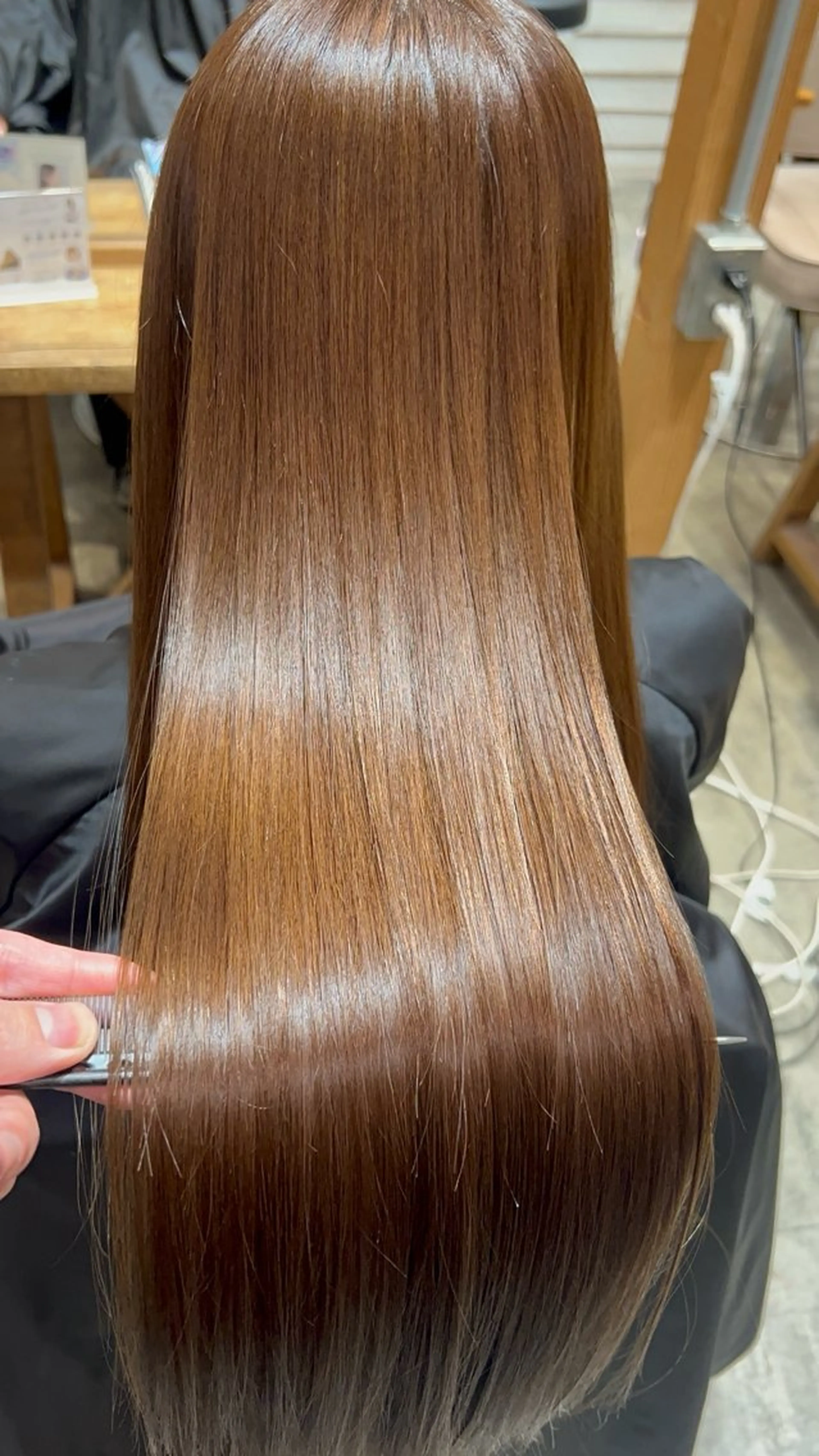 ロング ロング カット ヘアカラー 縮毛矯正 トリートメント Moana by HEADLIGHT 武蔵小杉店 【モアナ バイ ヘッドライト】所属・大森 勝馬のヘアスタイル