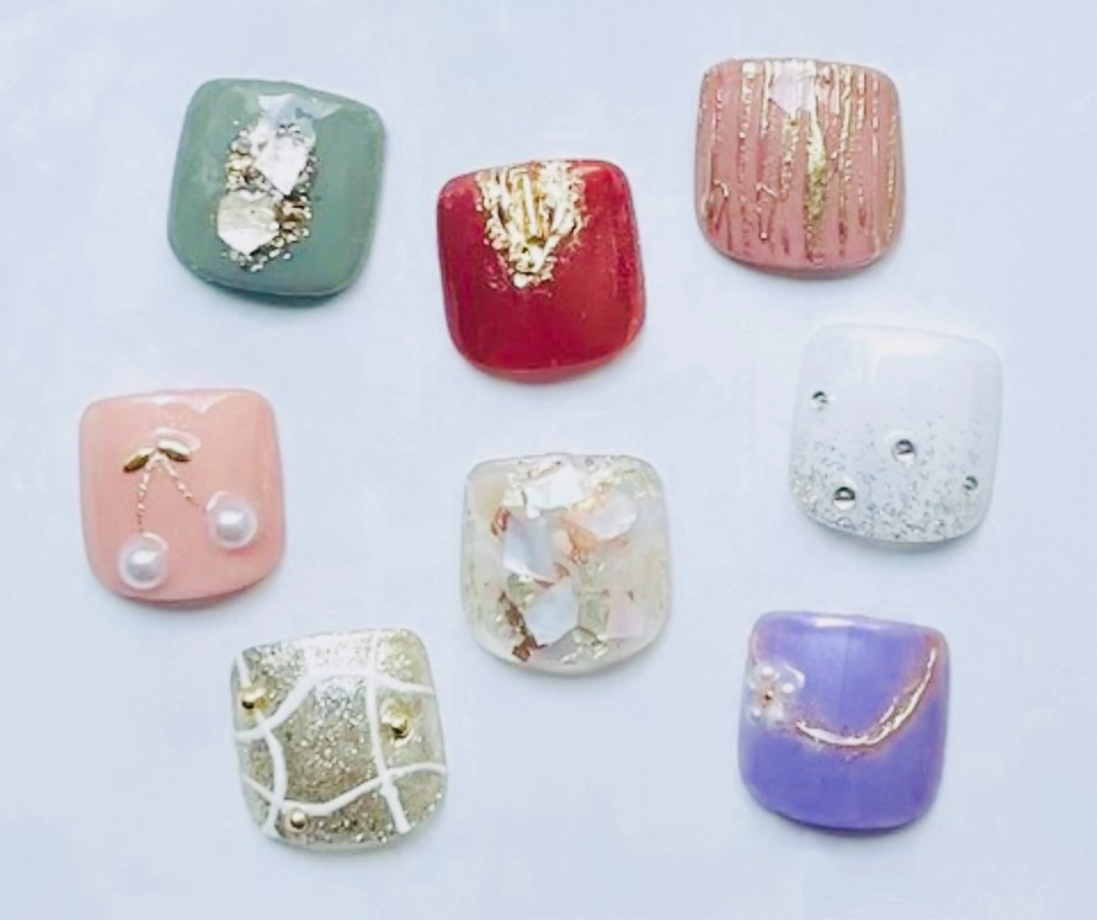 ネイル アートネイル フットネイル ジェルネイル マグネットネイル 持ち込み LUCIA 南柏ネイルサロンのネイルデザイン