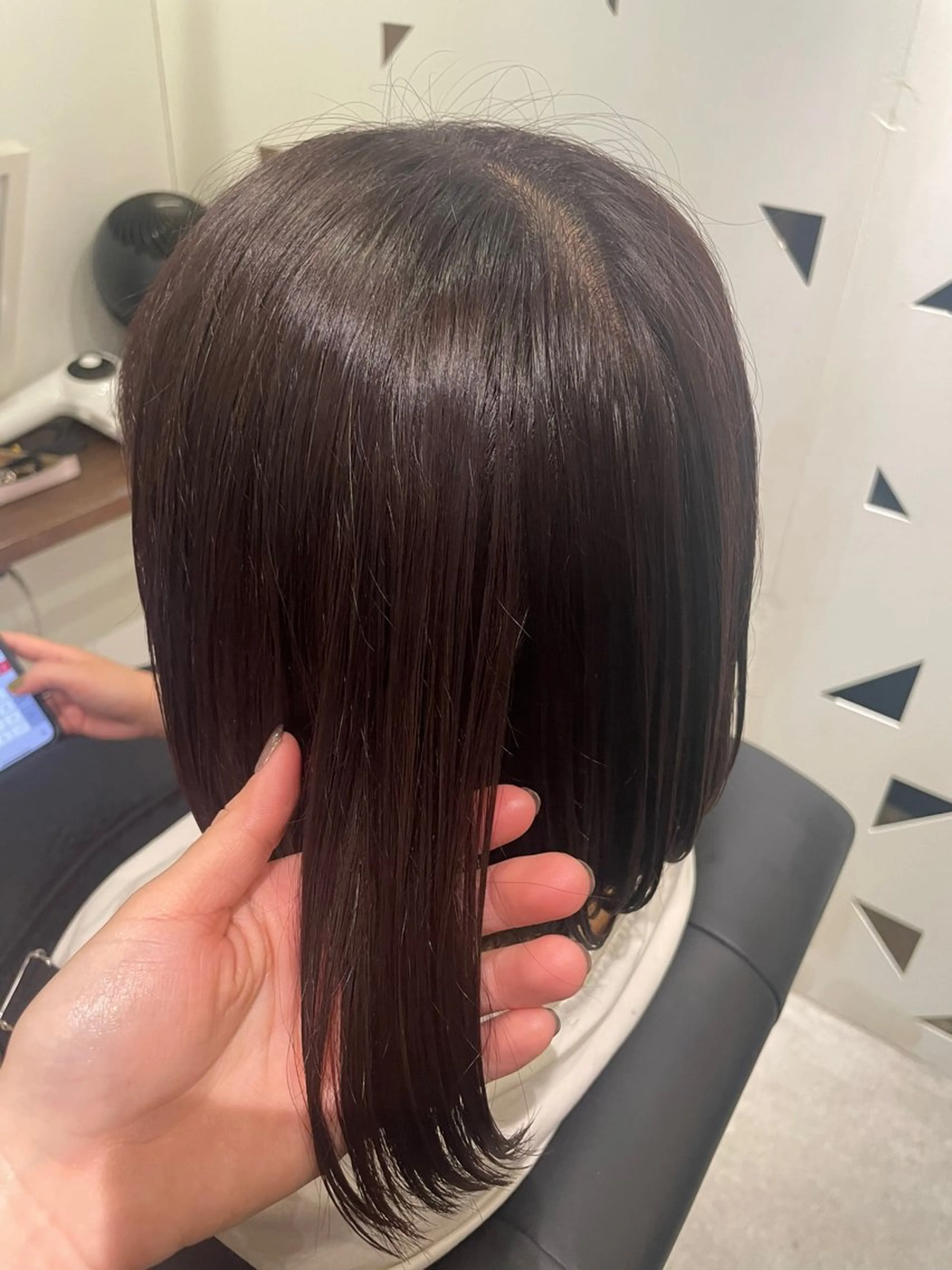 ミディアム 特化✨透明感カラー 白髪染め✨住田緋菜のヘアスタイル