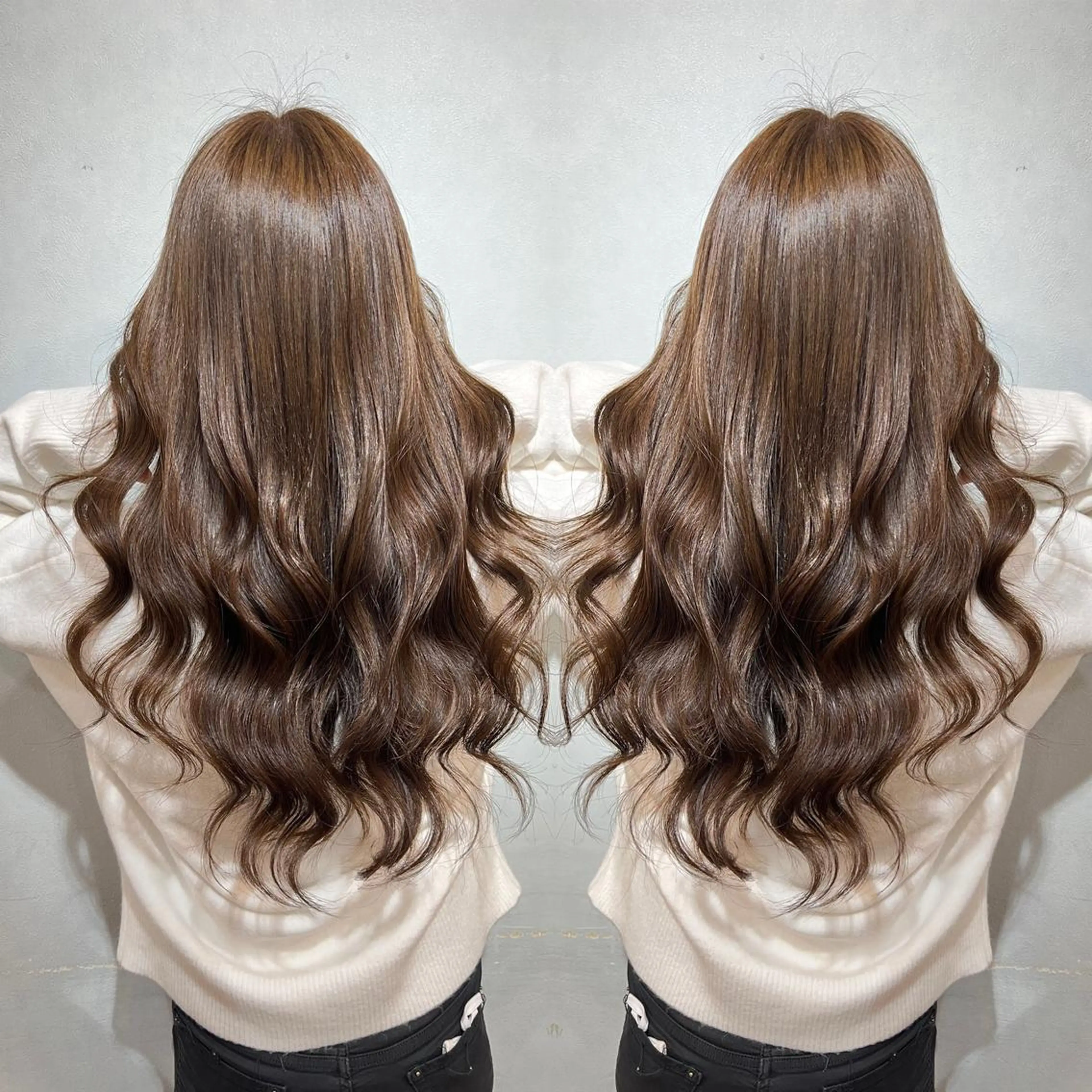 ミディアム カラー ヘアアレンジ メンズ 🔥ハイトーンカラー ギャルNAOKI🔥のヘアスタイル