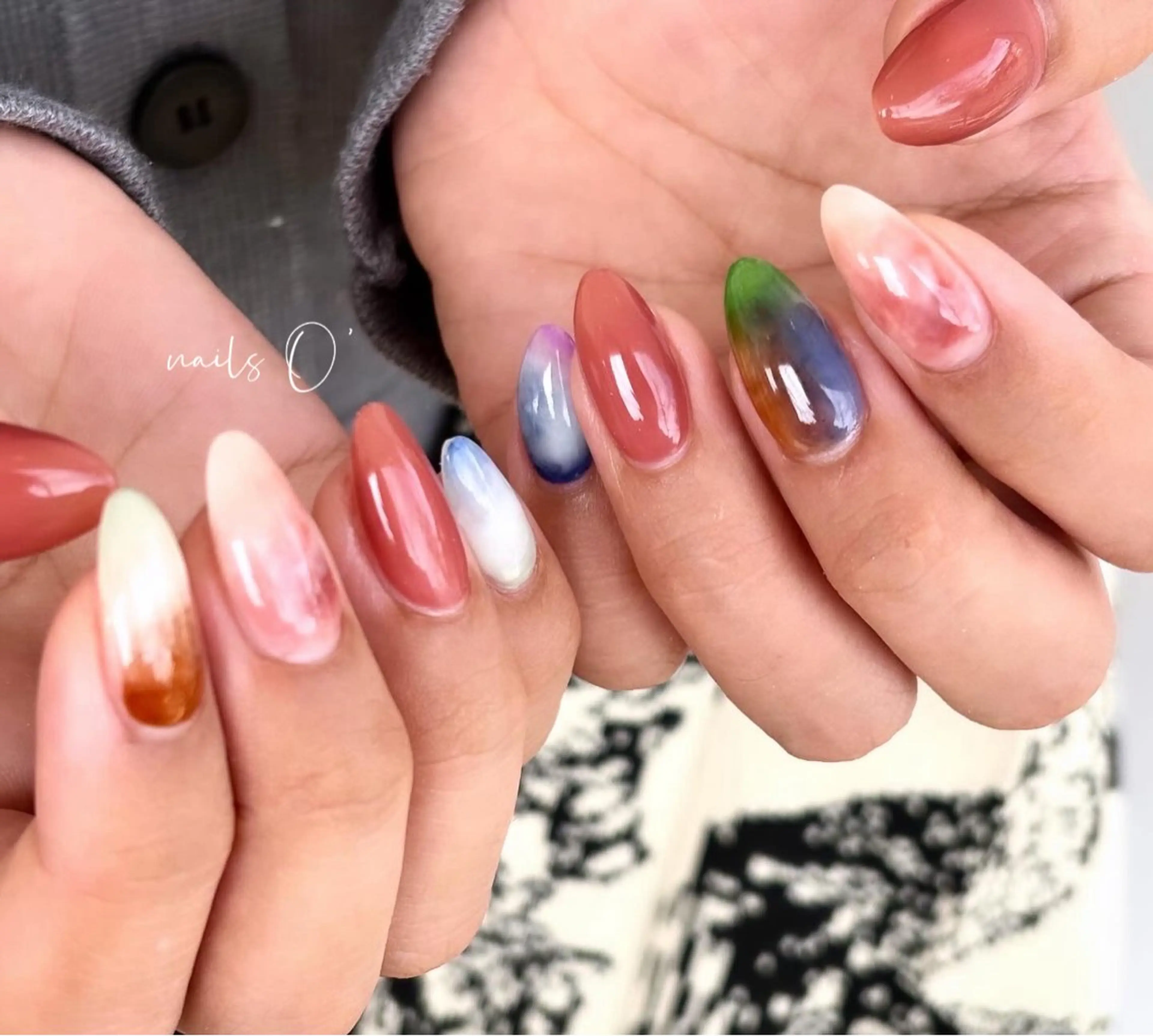 ネイル 大人可愛いネイル🎗 Hinaのネイルデザイン