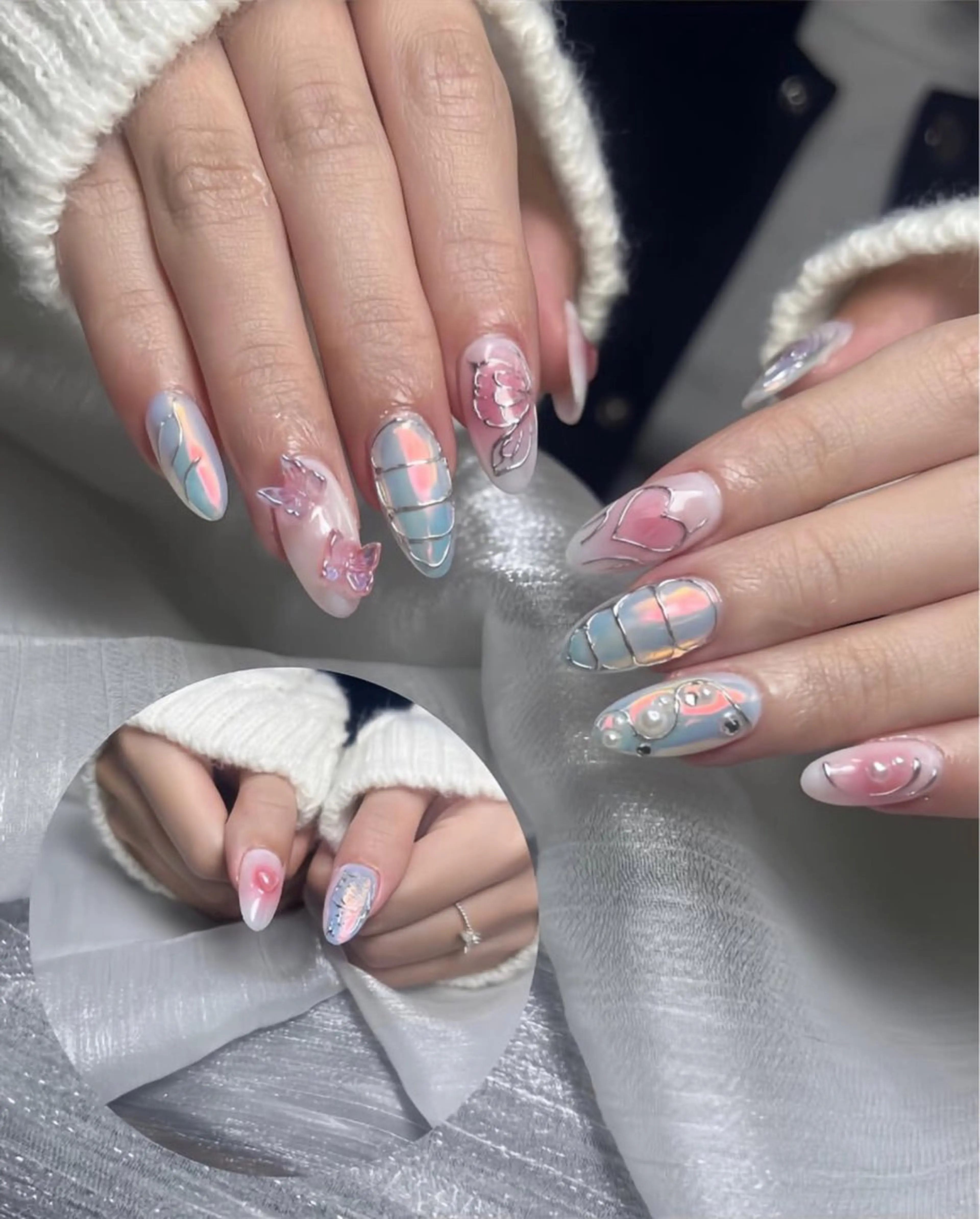 ネイル ジェルネイル ハンドネイル Lumi de nailsのネイルデザイン
