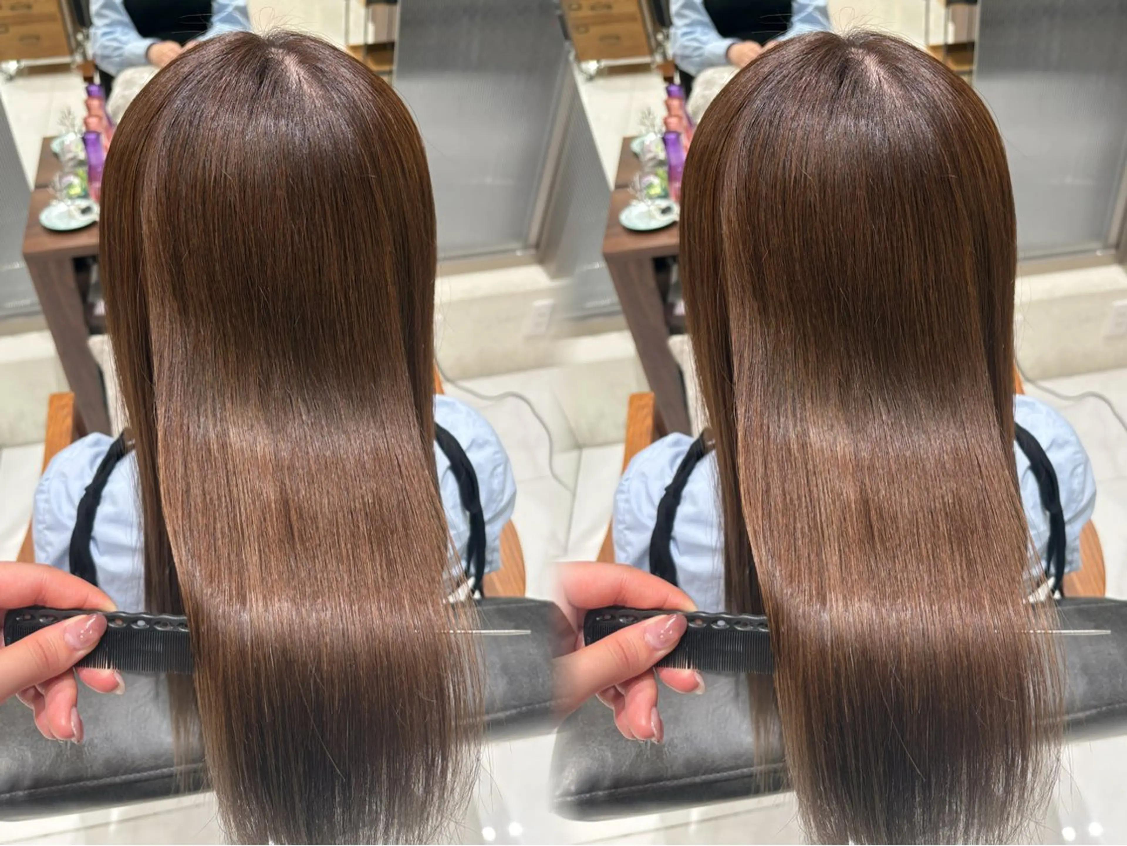 ロング ヘアカラー トリートメント 似合わせマツエク まつパ🤎ほのりのマツエク・マツパデザイン