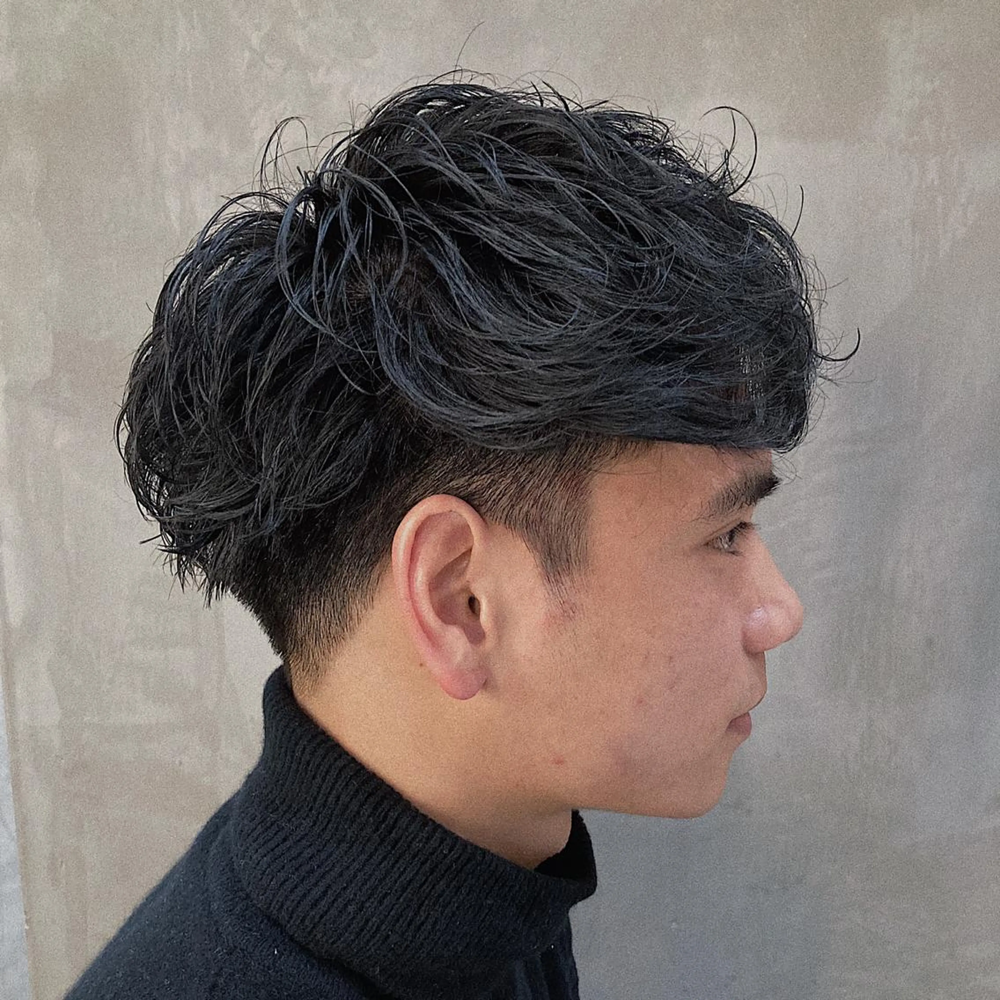 ショート パーマ メンズ マッシュ メンズパーマ カット パーマ トリートメント fifth JINGUMAE所属・波巻きスパイラルパー マ/シャドウパーマ駿のヘアスタイル