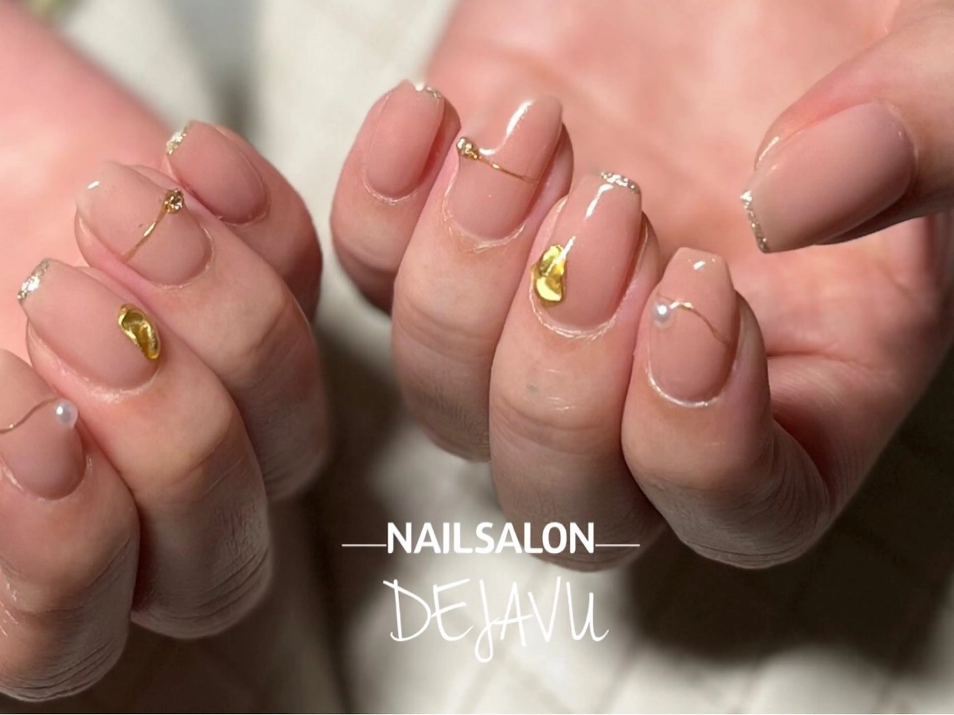 ネイル 持ち込み ハンドネイル Nail salon Dejavu 🌿のネイルデザイン
