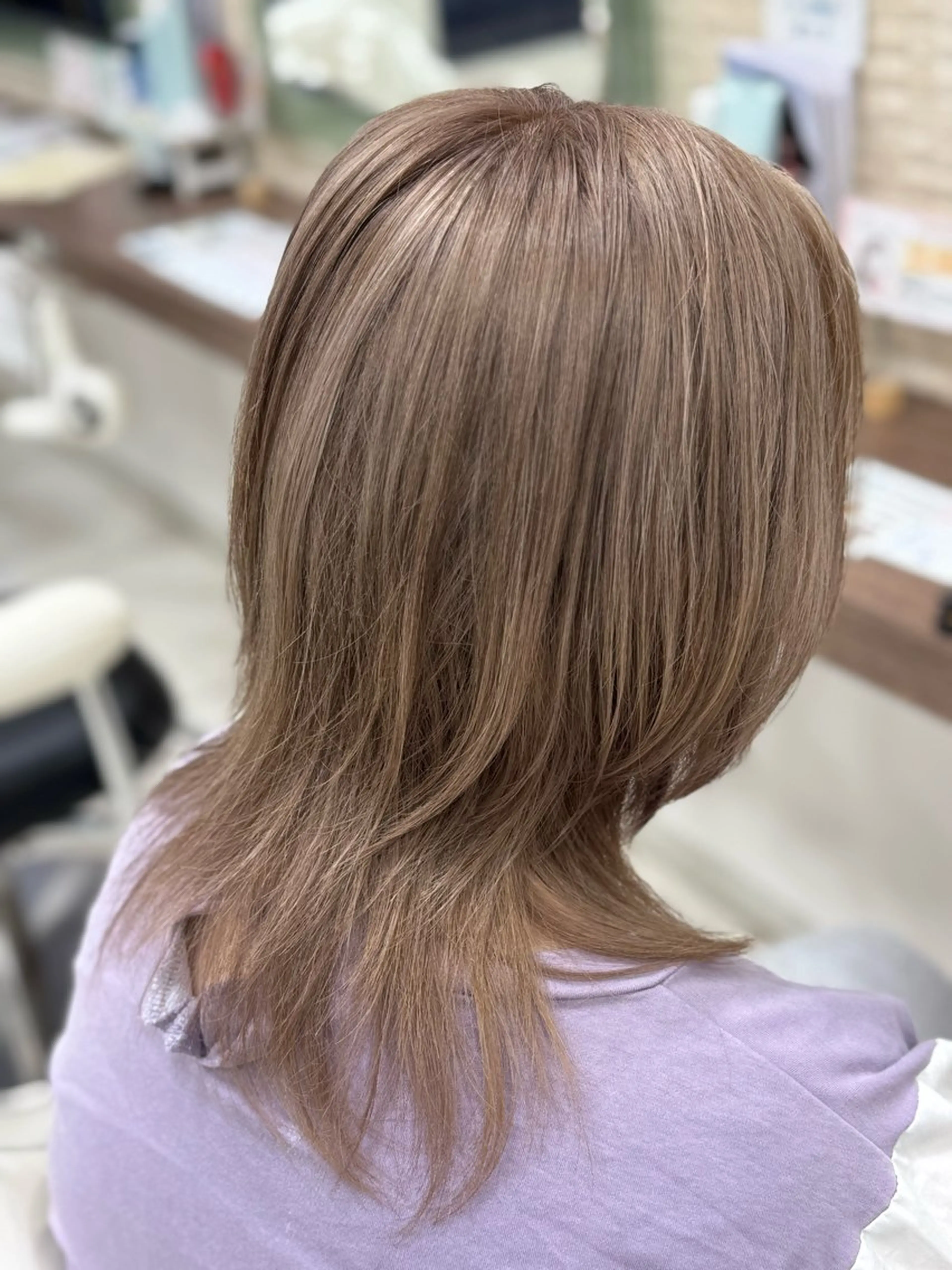 ミディアム ヘアカラー トリートメント 宮林　努 / Ash 日野店のヘアスタイル