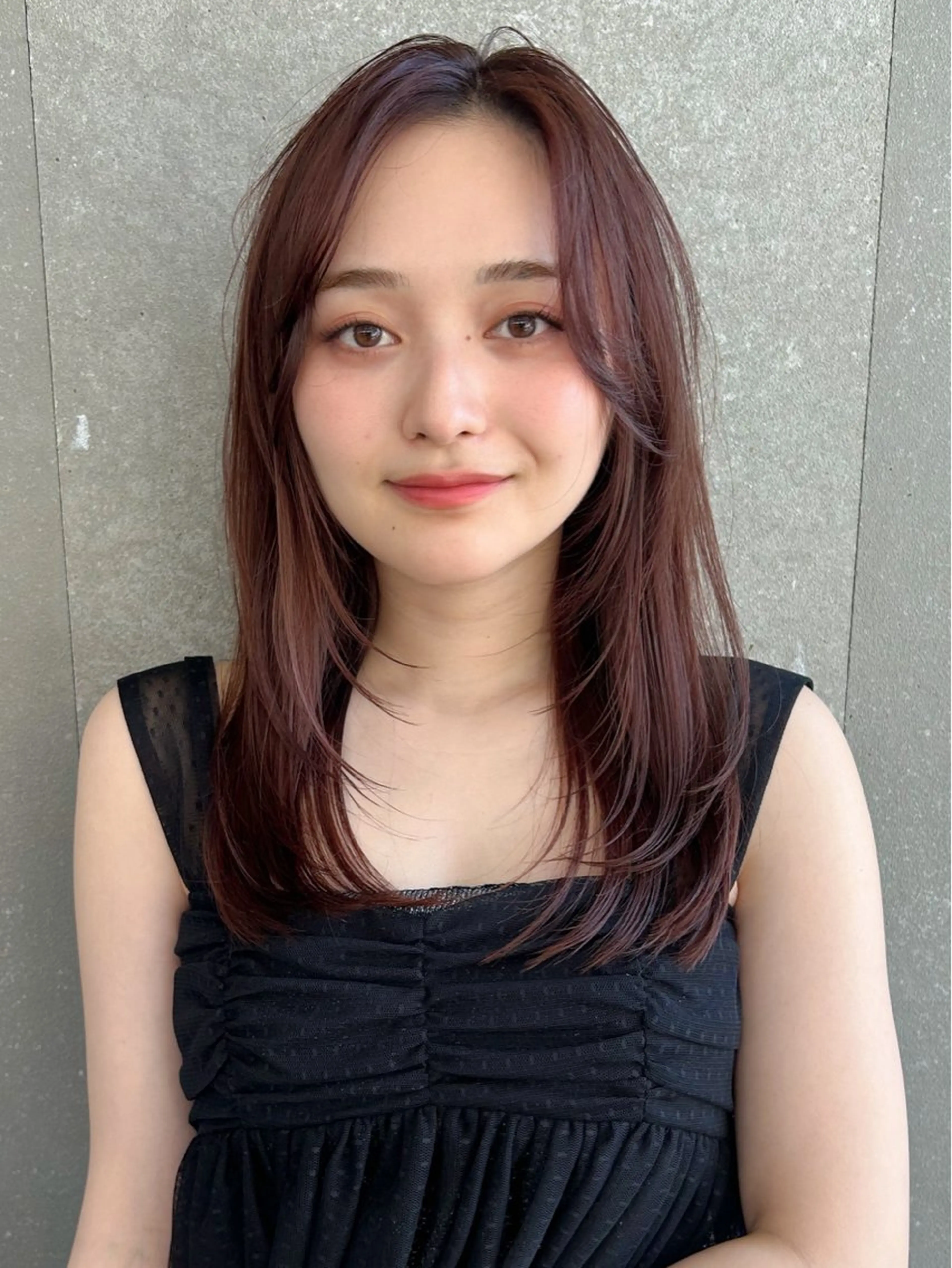 ミディアム 韓国風ヘア レイヤーカット カット ヘアカラー トリートメント 韓国ヘア🇰🇷/縮 毛矯正🫧/木村和生のヘアスタイル