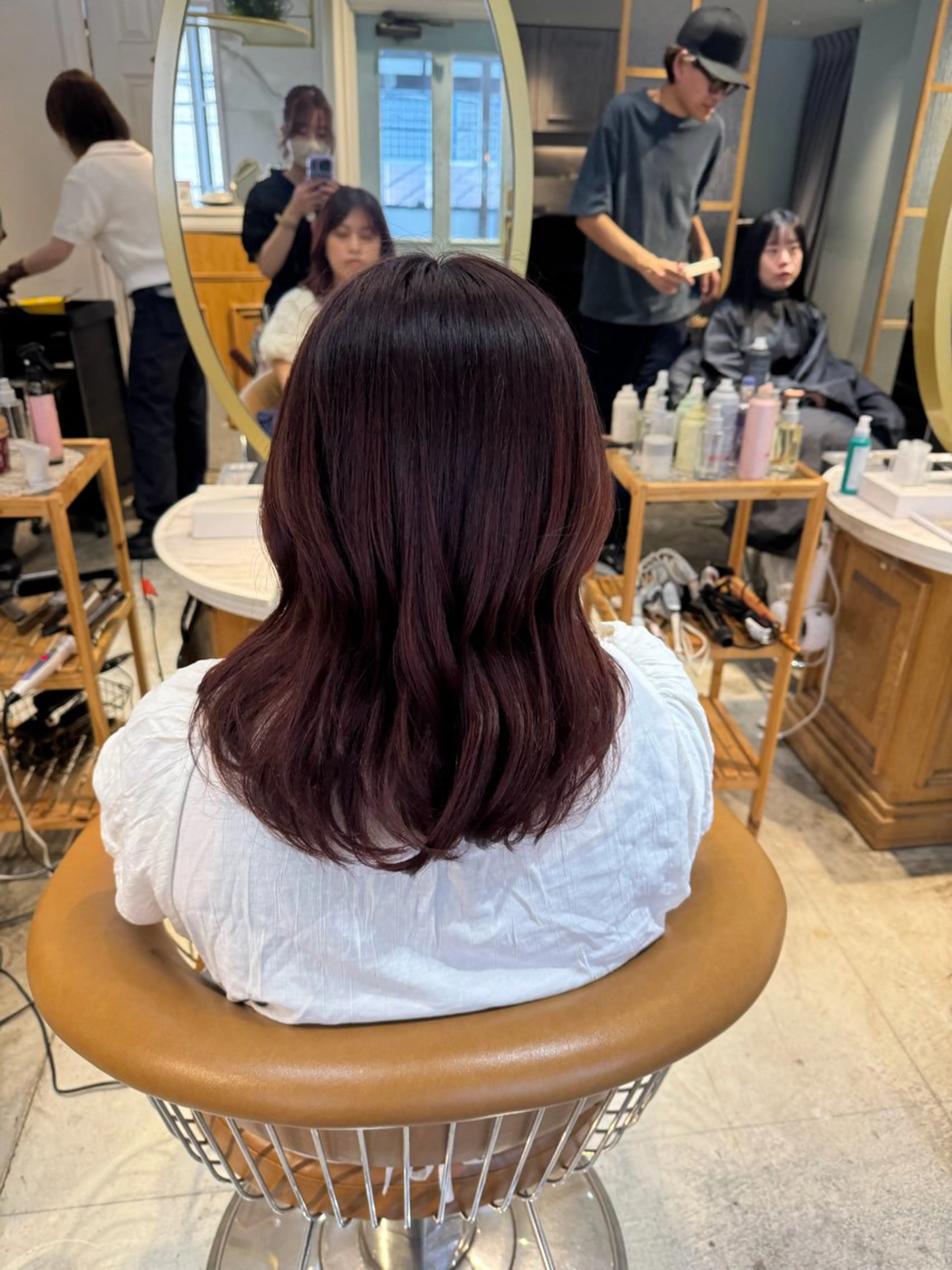 ロング 髪質改善 縮毛矯正 カット ヘアカラー トリートメント ヘアセット 髪質改善/ボブ /韓国/erikoのヘアスタイル