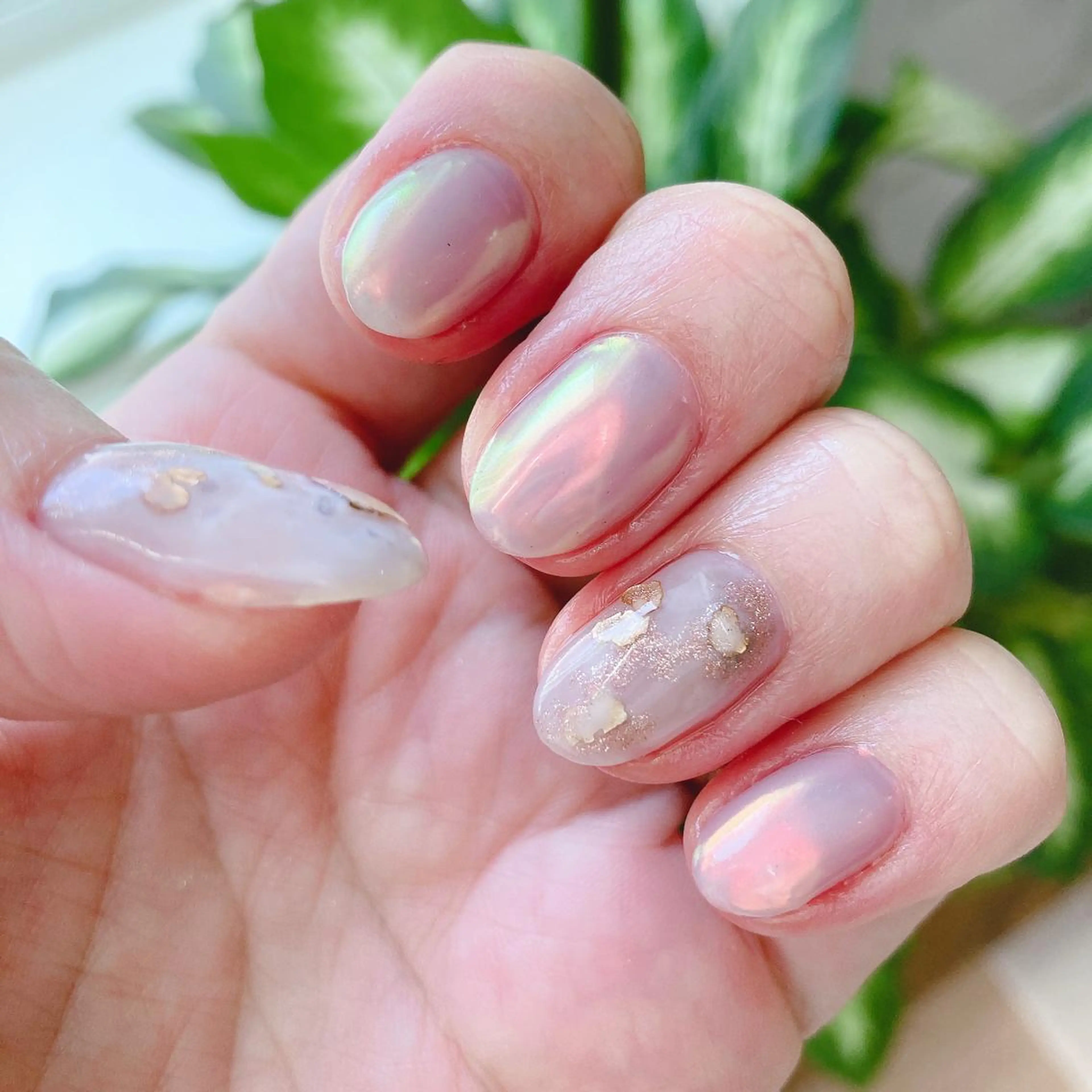 ネイル オーロラネイル ピンク private salon G所属・goto yoshikoのその他イメージ