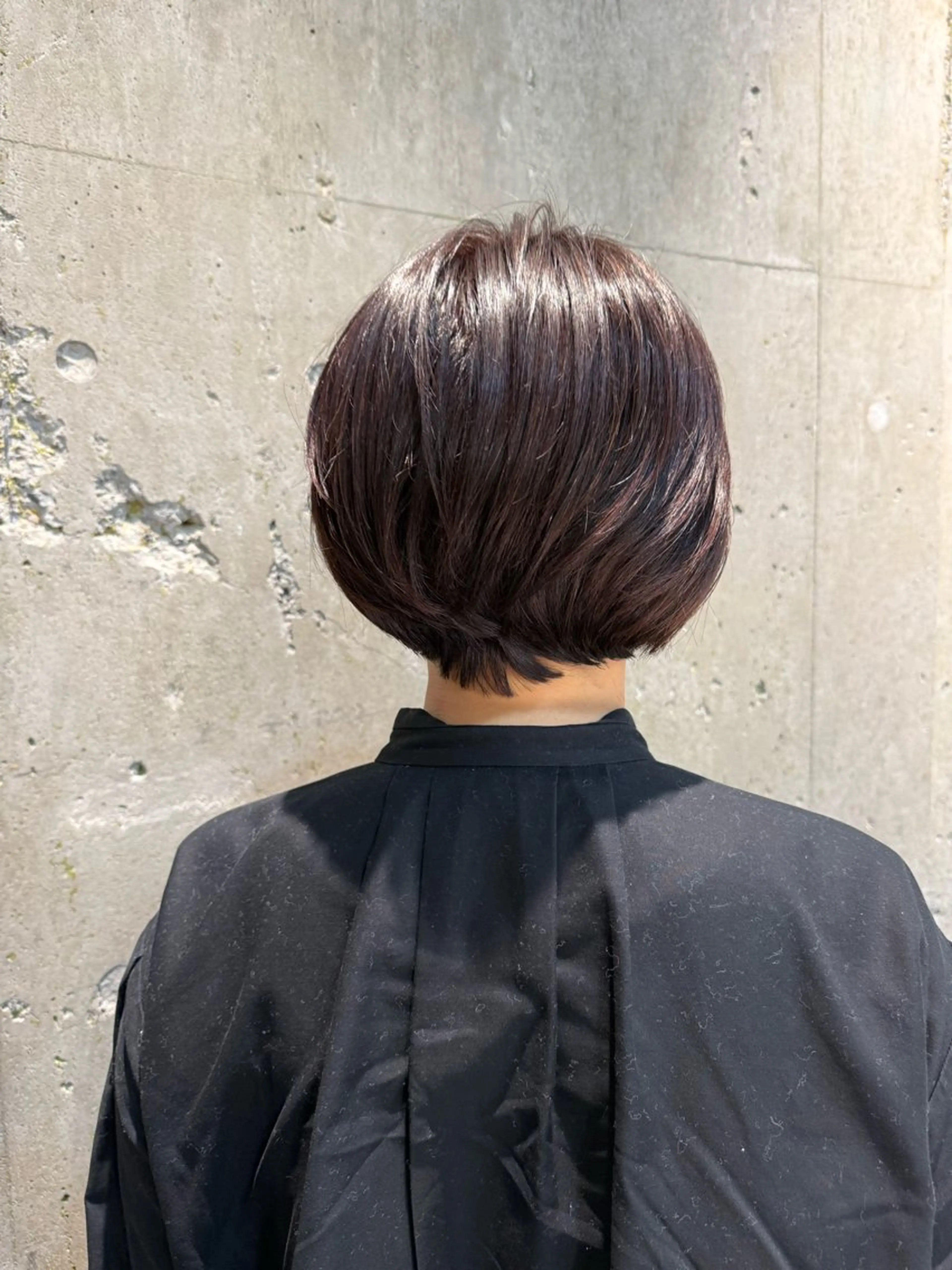 ショート ショートボブ オレンジブラウン ボブ ショートヘア ROBBY所属・松井美樹/似合わせ ガーリー・韓国のヘアスタイル