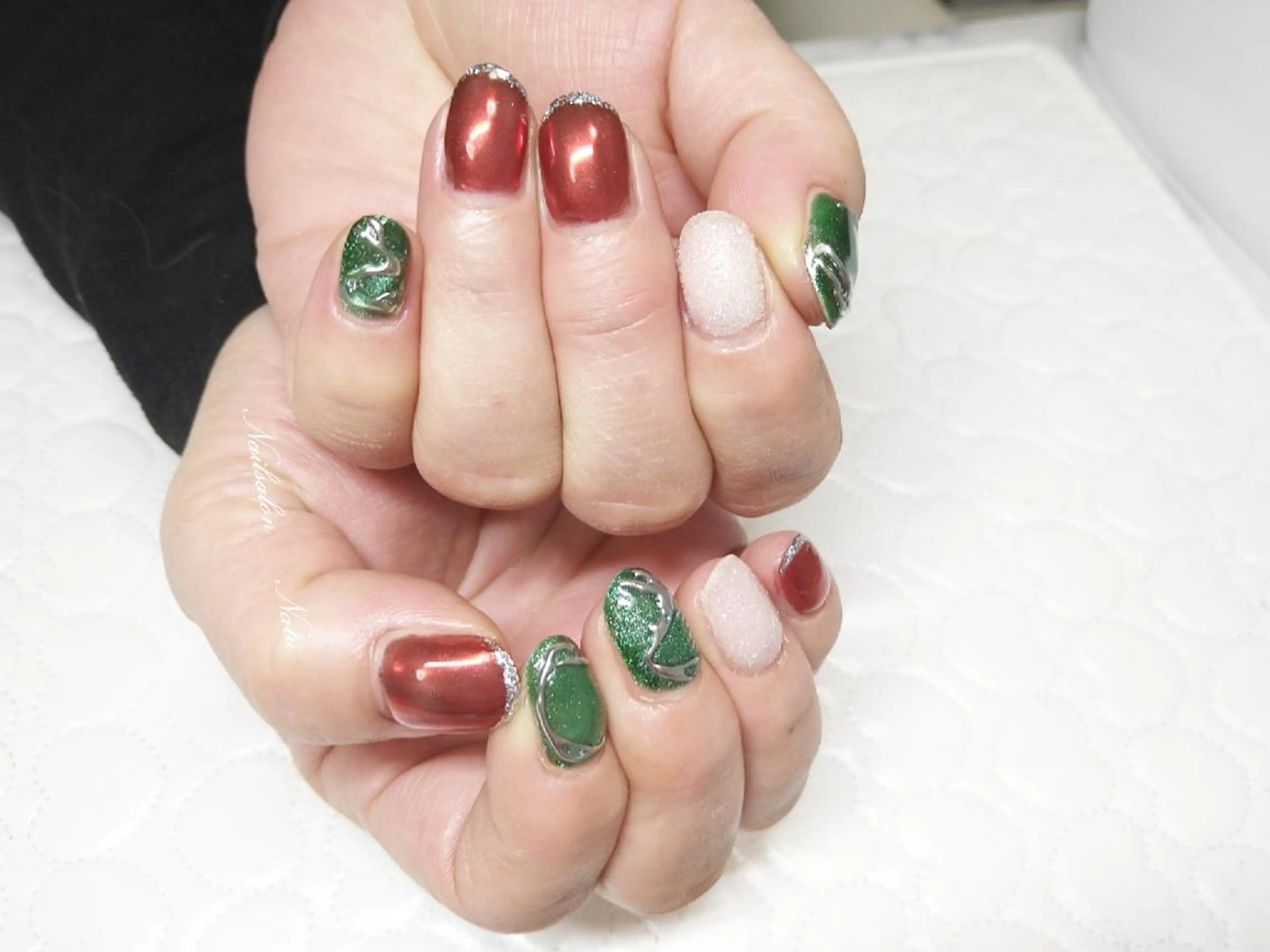 ネイル 冬ネイル クリスマス nailsalon　 Natuのネイルデザイン