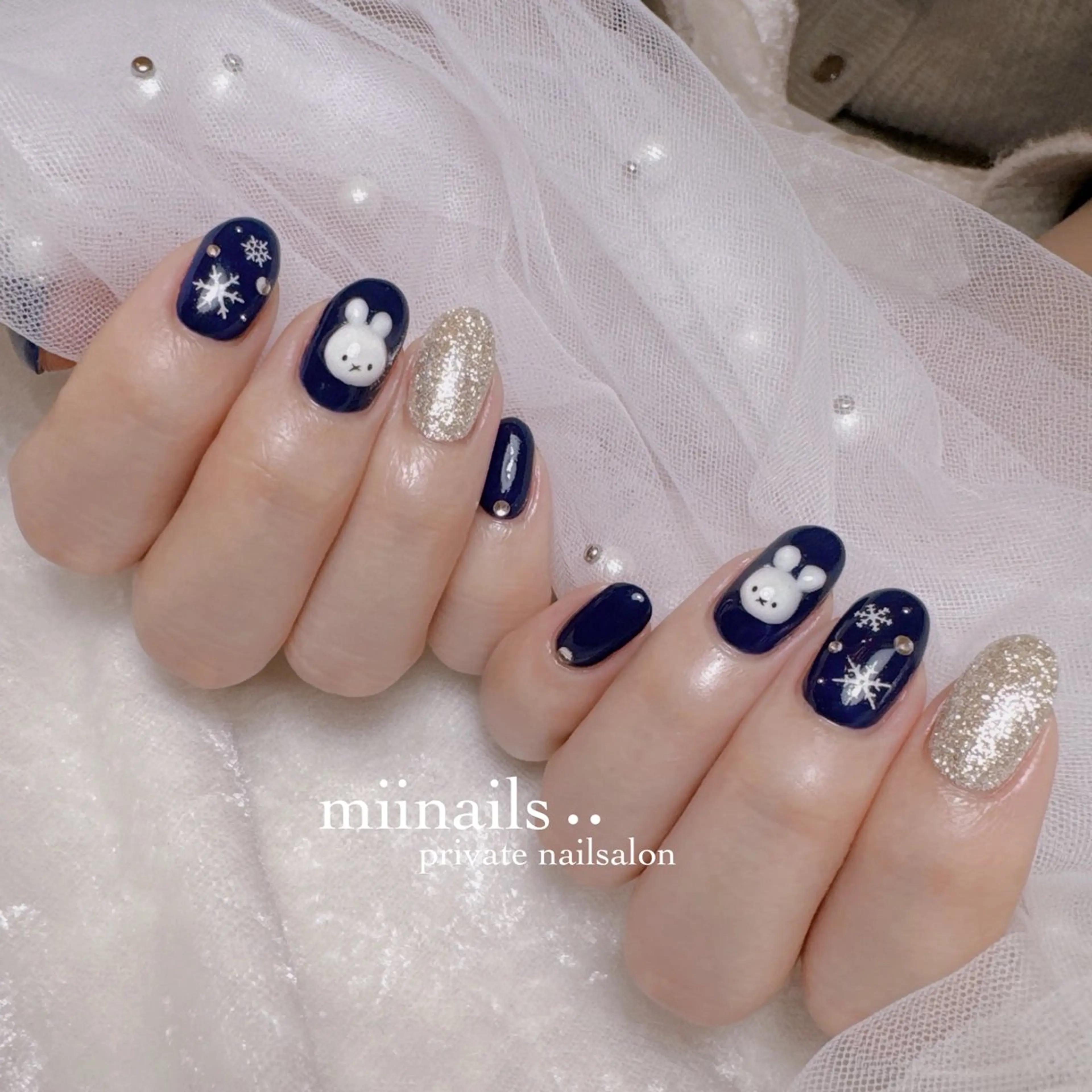 ネイル 韓国ネイル ワンホンネイル ハンドネイル nailsalon miinailsのネイルデザイン