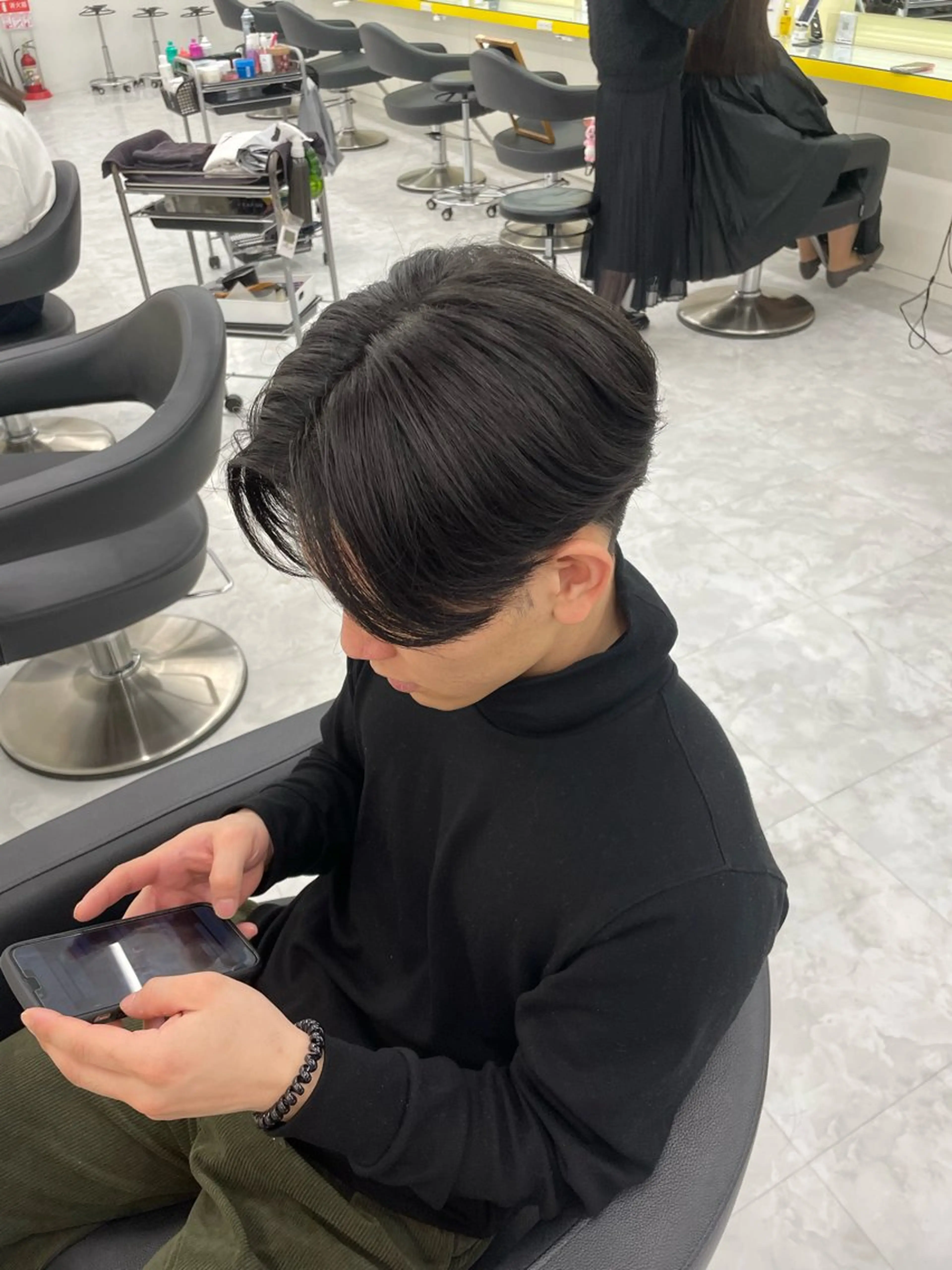 パーマ メンズ メンズパーマ ニュアンスパーマ カット パーマ 🦋色落ち綺麗カラー メンズYUZU🦋‪のヘアスタイル