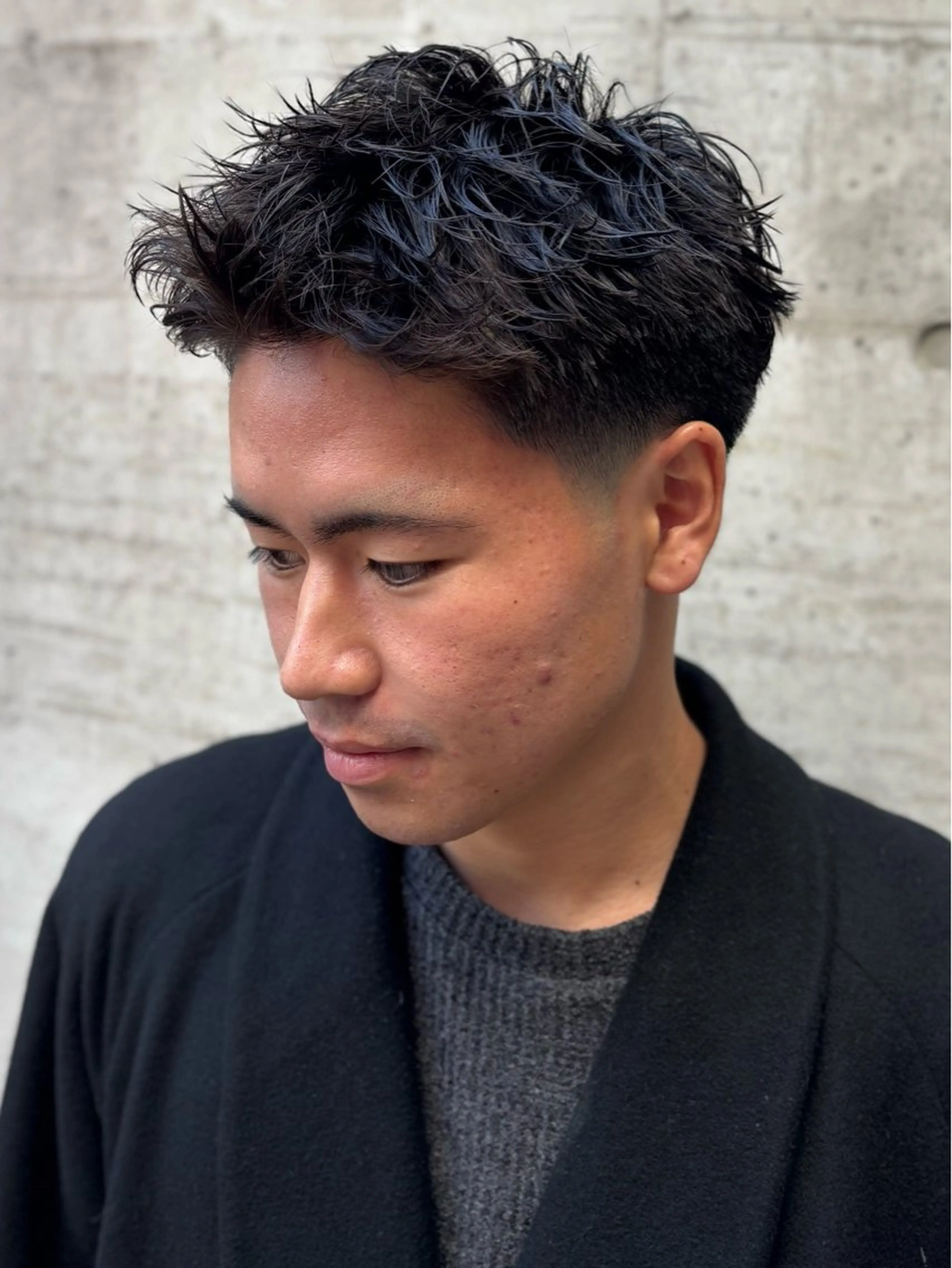 パーマ メンズ メンズパーマ 樋之本 仁のヘアスタイル