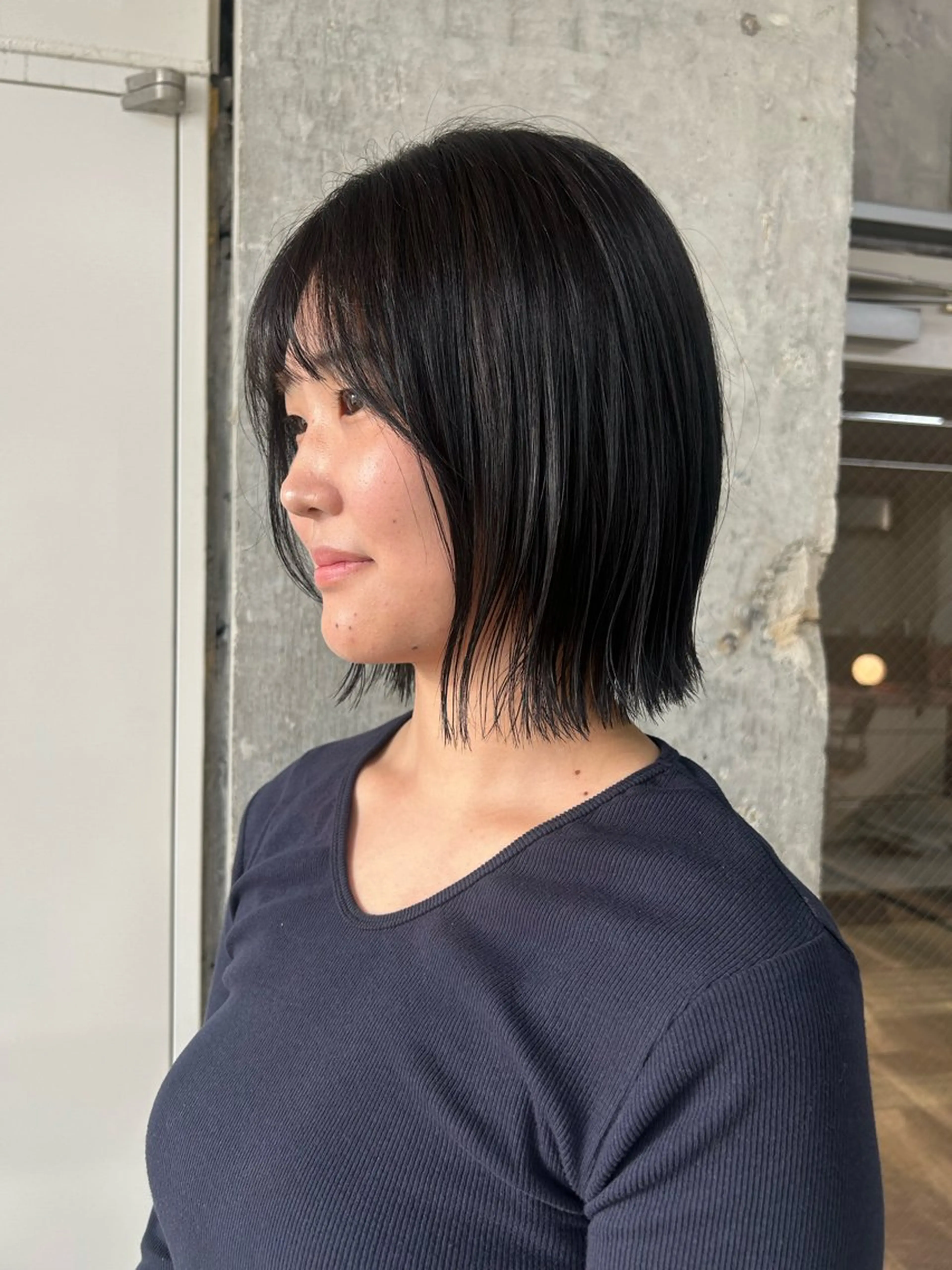 ミディアム 伊藤ほのか/パーマ /酸性ストレートのヘアスタイル