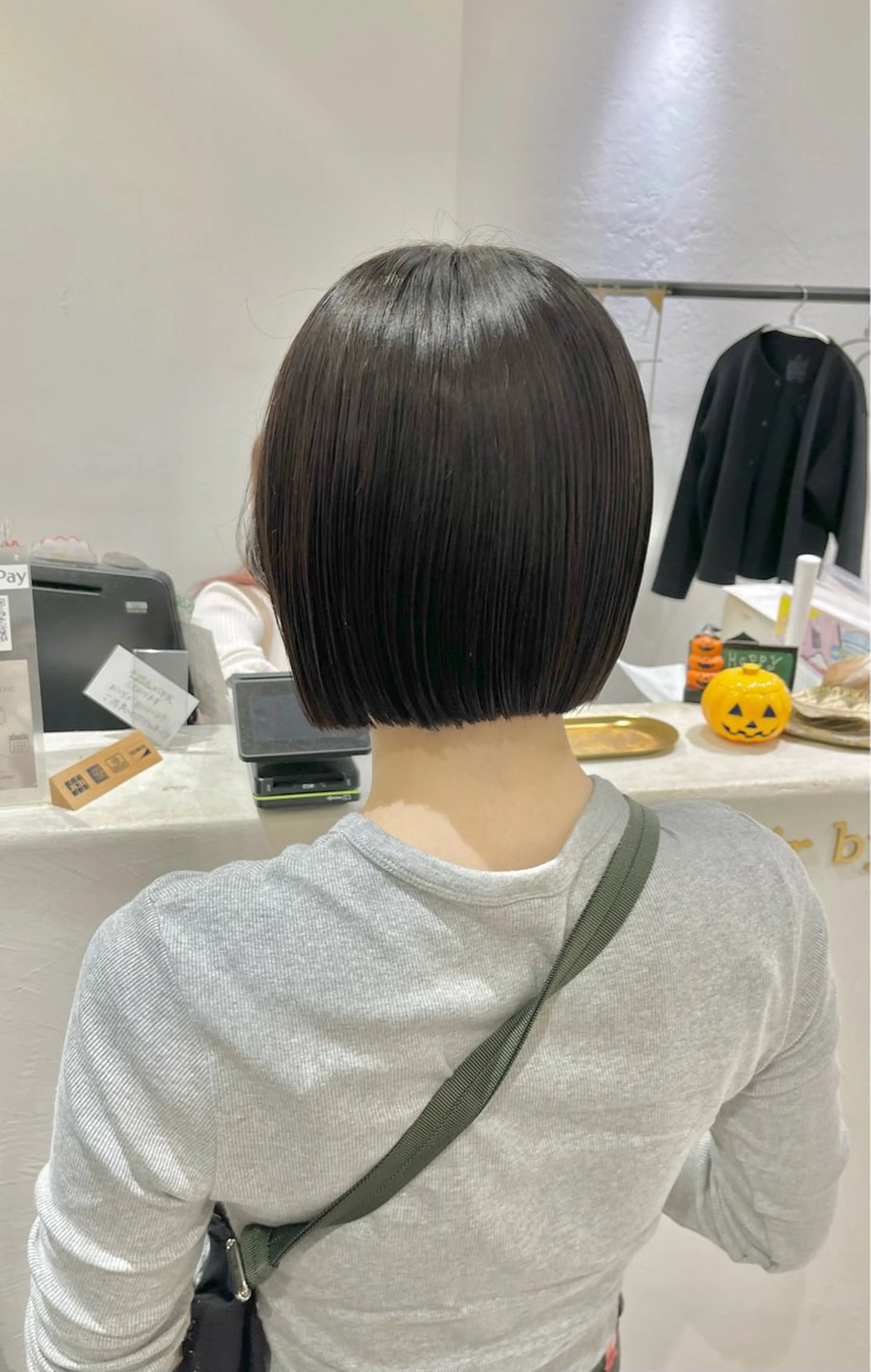 ショート カット 縮毛矯正 ボブ/美髪矯正 /佐藤　奈巳のヘアスタイル