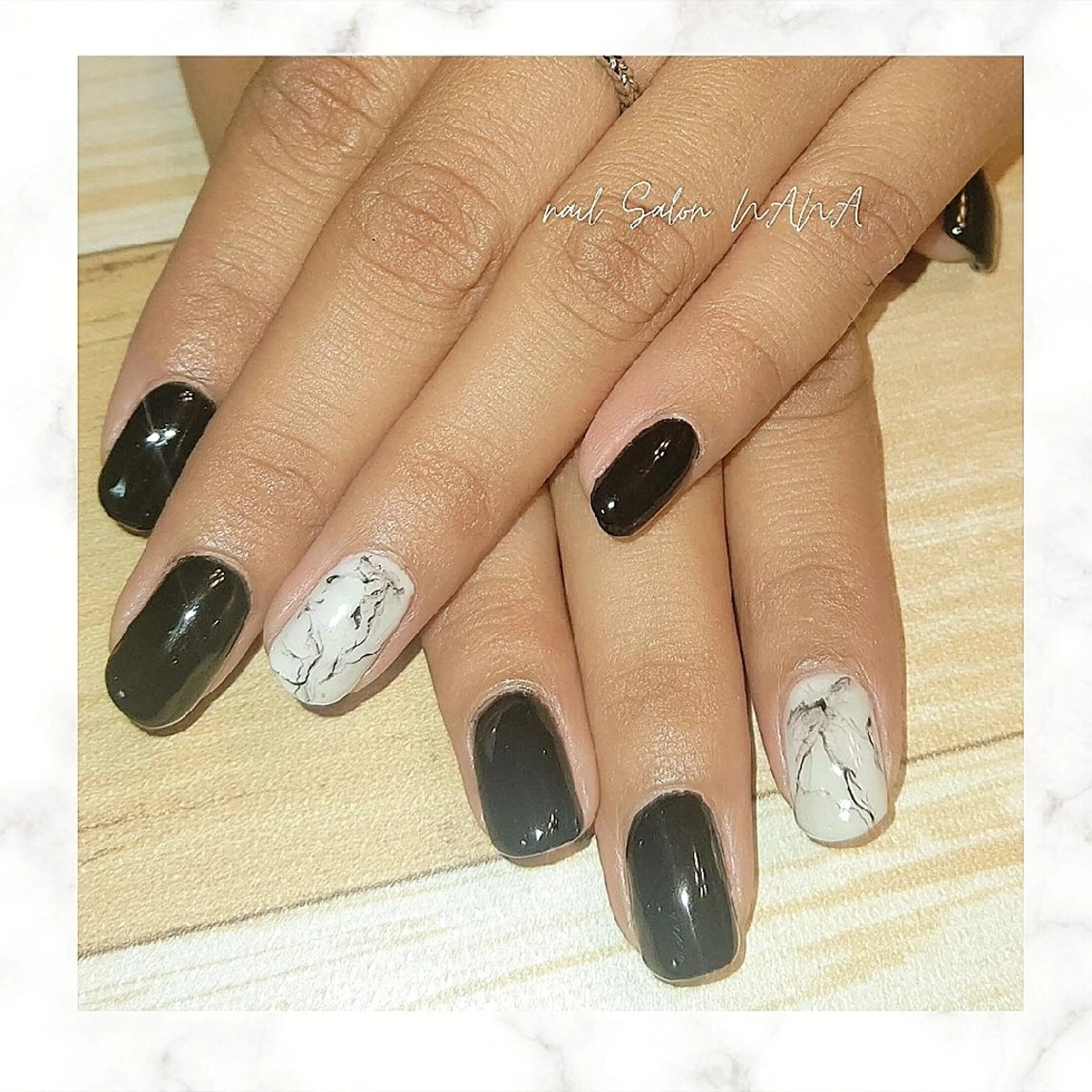 持込デザインハンドネイル💅  【アートorデザイン(～4本)＋他ワンカラー選べます】キャラクター不可)ケア＋オフ込の写真