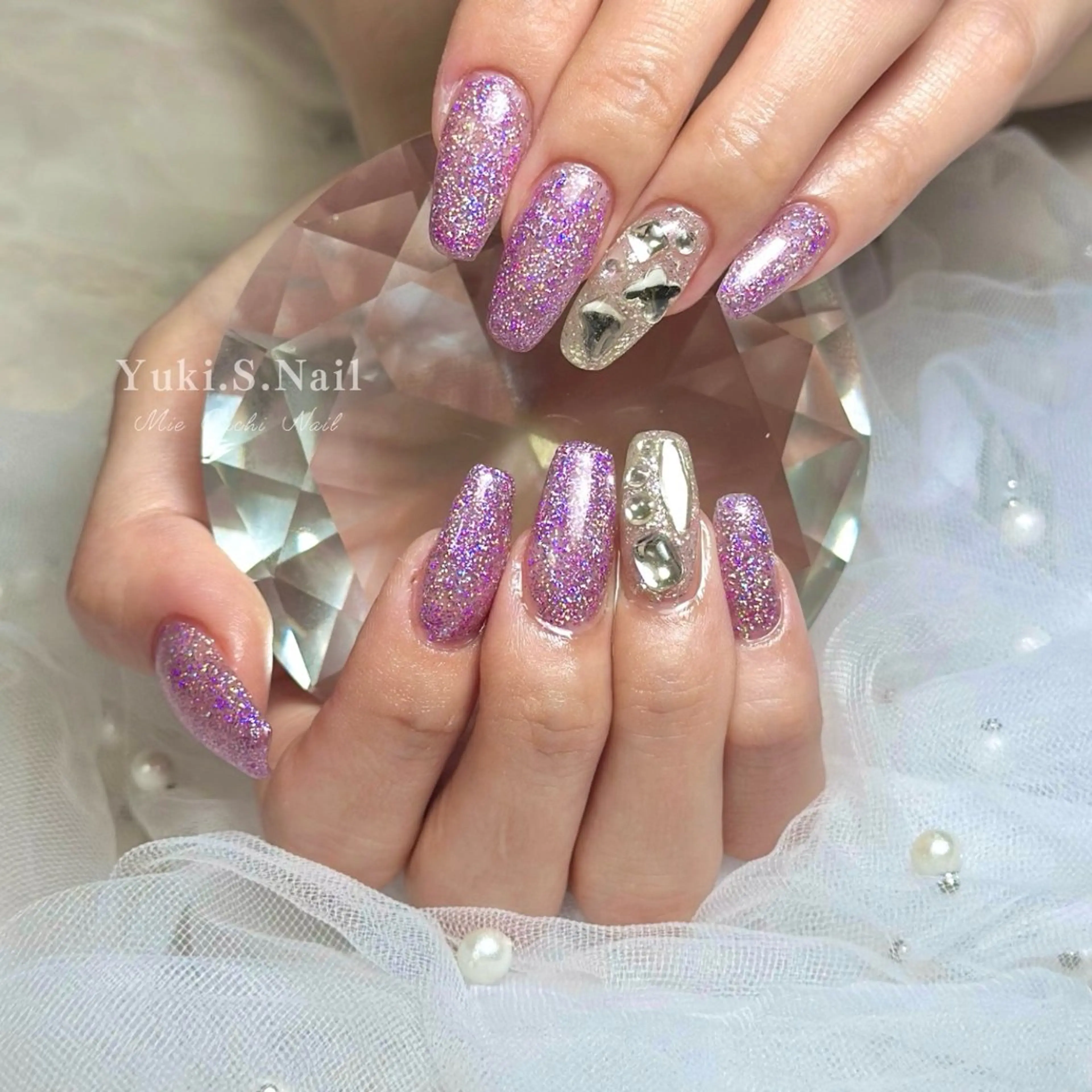 ロング Yuki S.Nailのネイルデザイン
