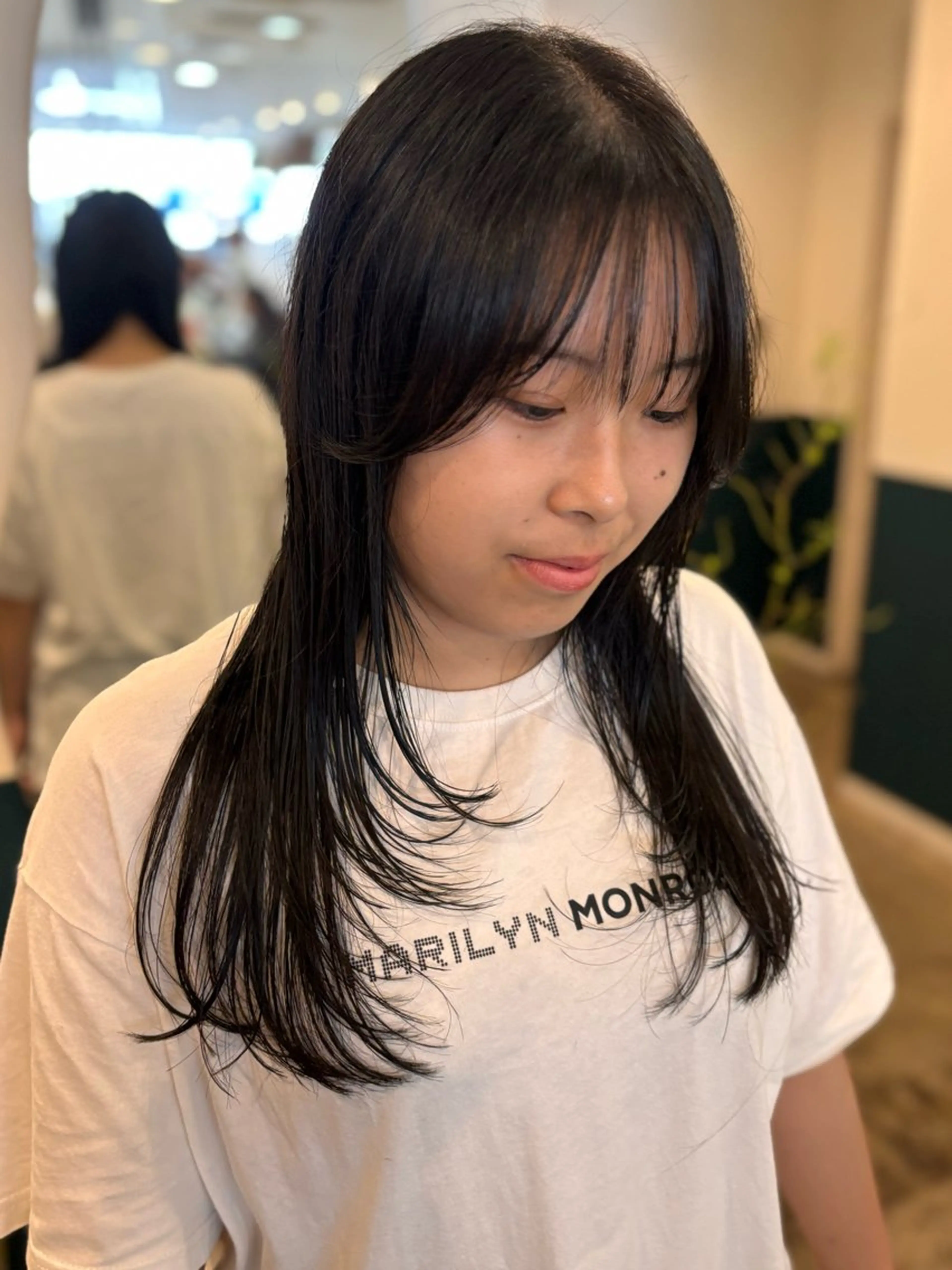 ロング レイヤーカット ☁️RIKA☁️ @ri2_____bのヘアスタイル