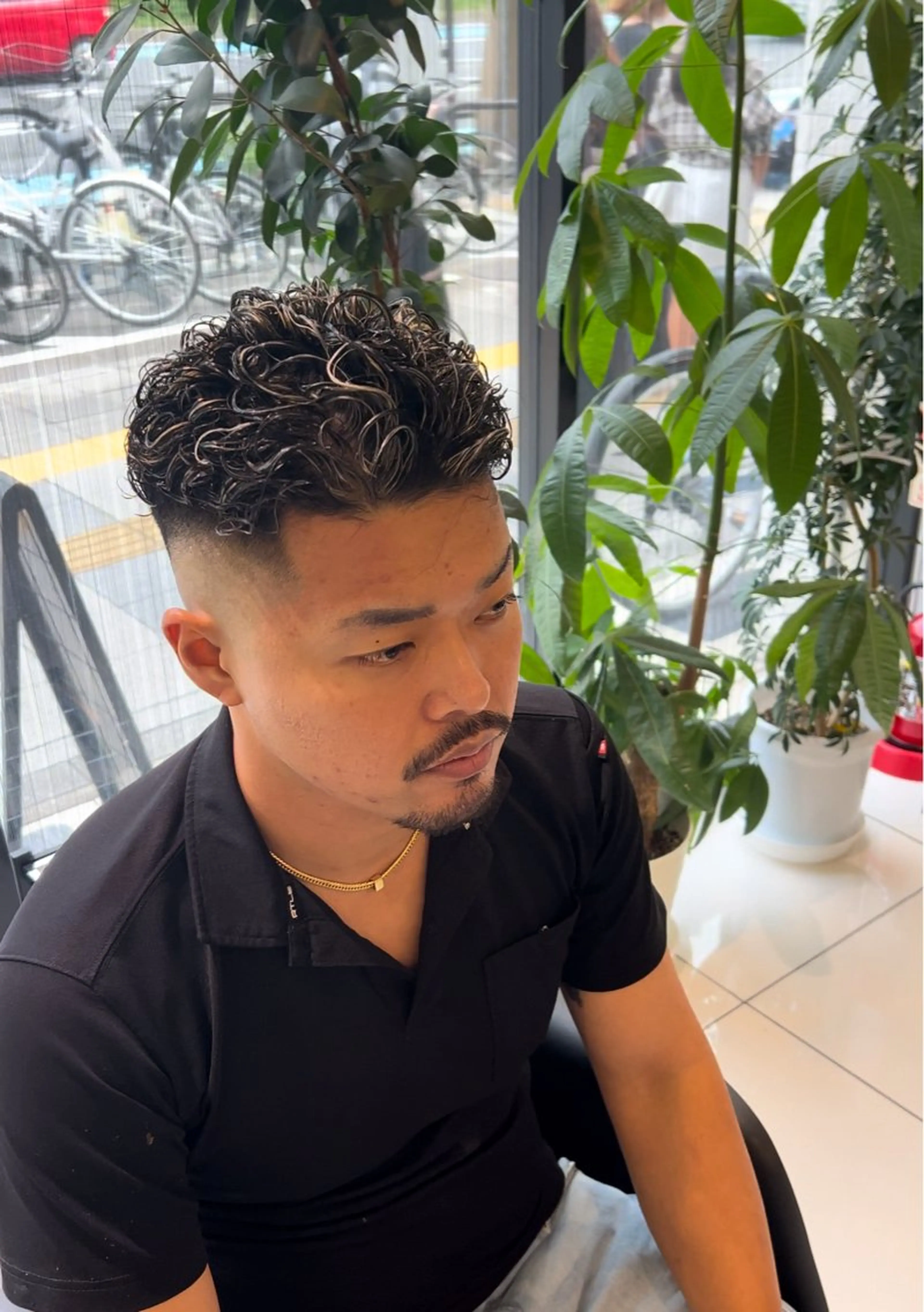 カラー パーマ メンズ カット ヘアカラー パーマ 一宮/稲沢/あま市 /小林好裕のヘアスタイル