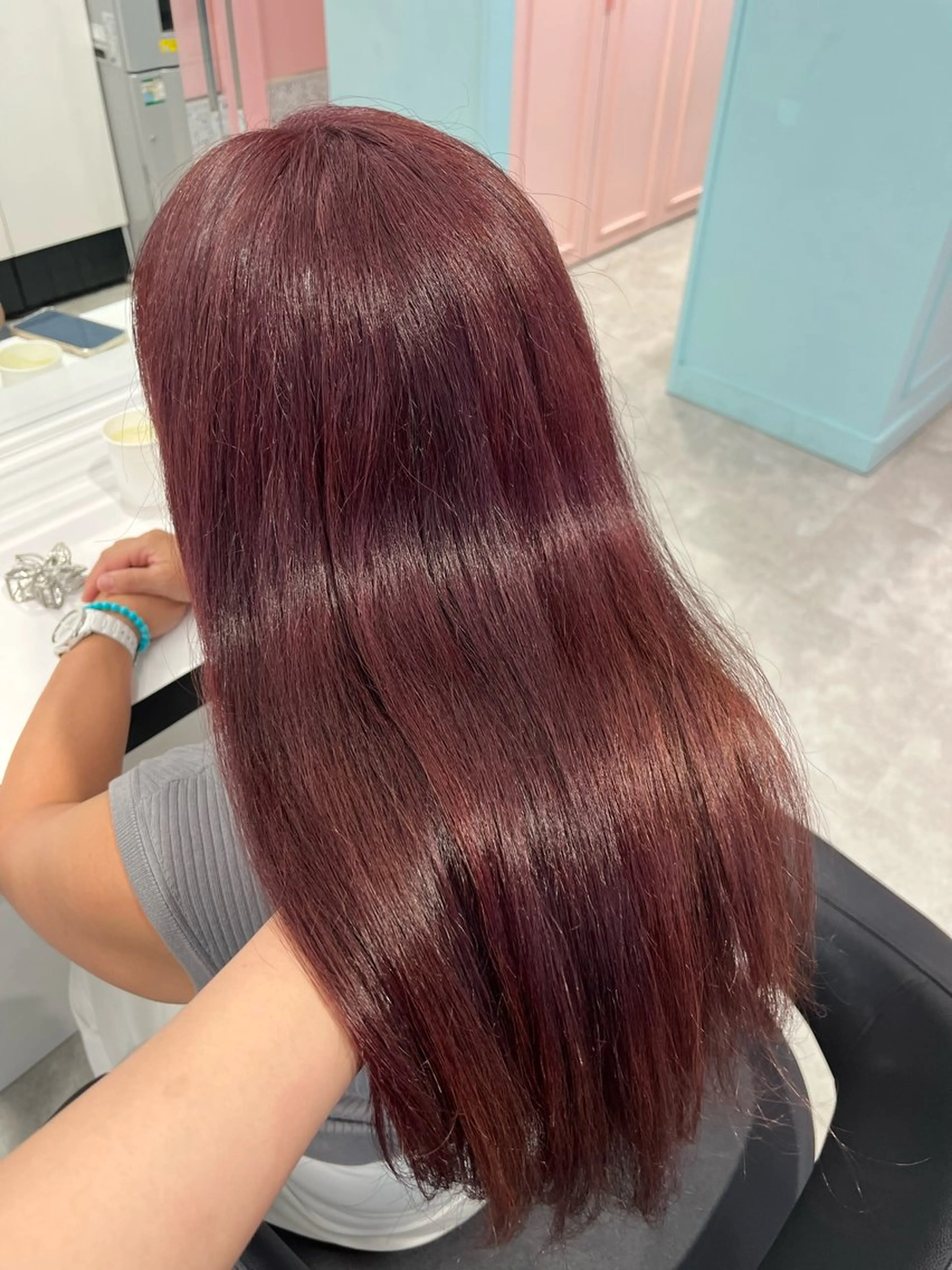 ロング カラー みう/仙台/暖色/ 艶髪/顔周りカット/のヘアスタイル