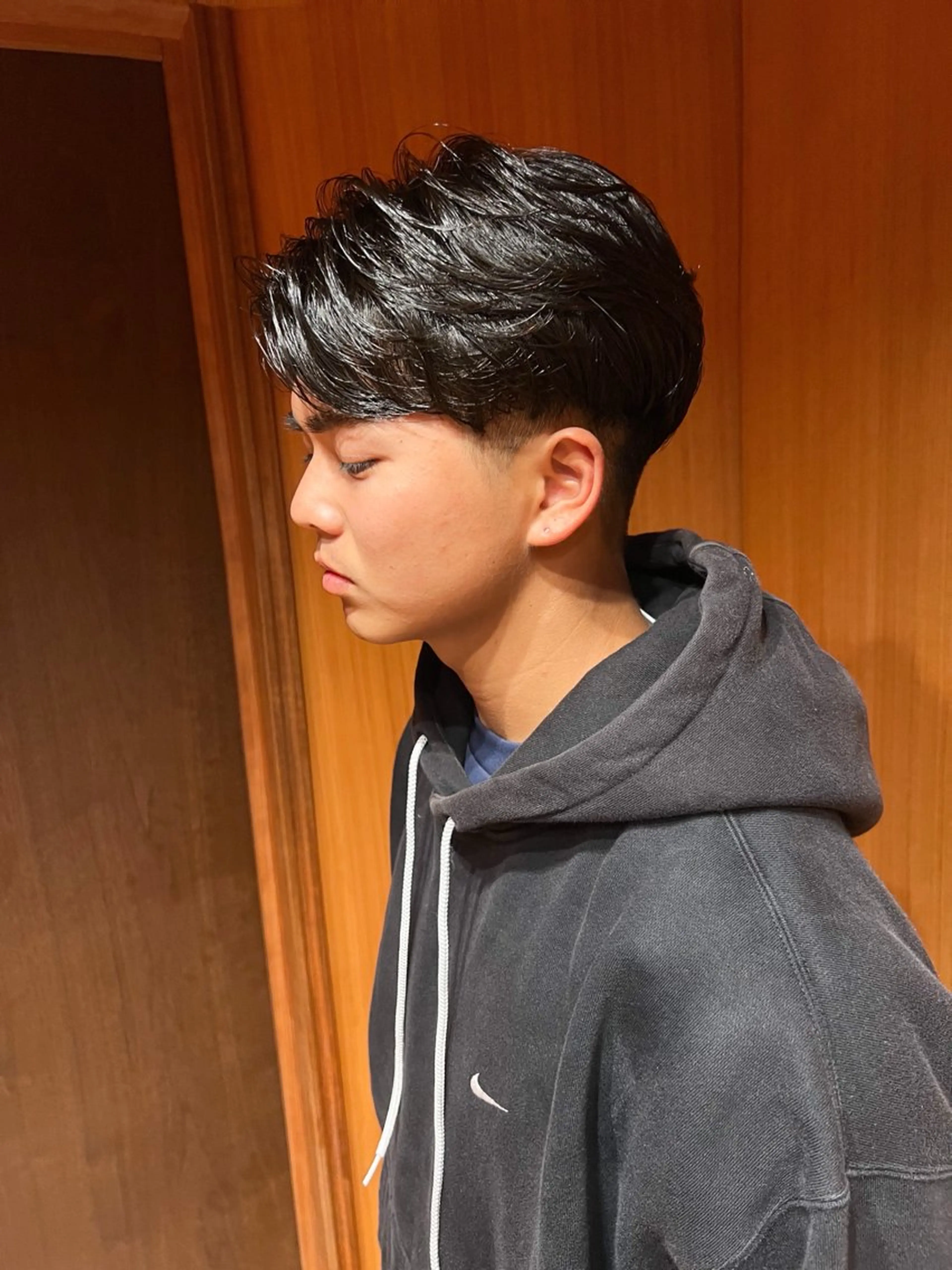 ショート パーマ メンズ メンズパーマ ニュアンスパーマ カット パーマ トリートメント メンズサロン FLICK所属・平尾薬院メンズカット FLICK/パーマのヘアスタイル