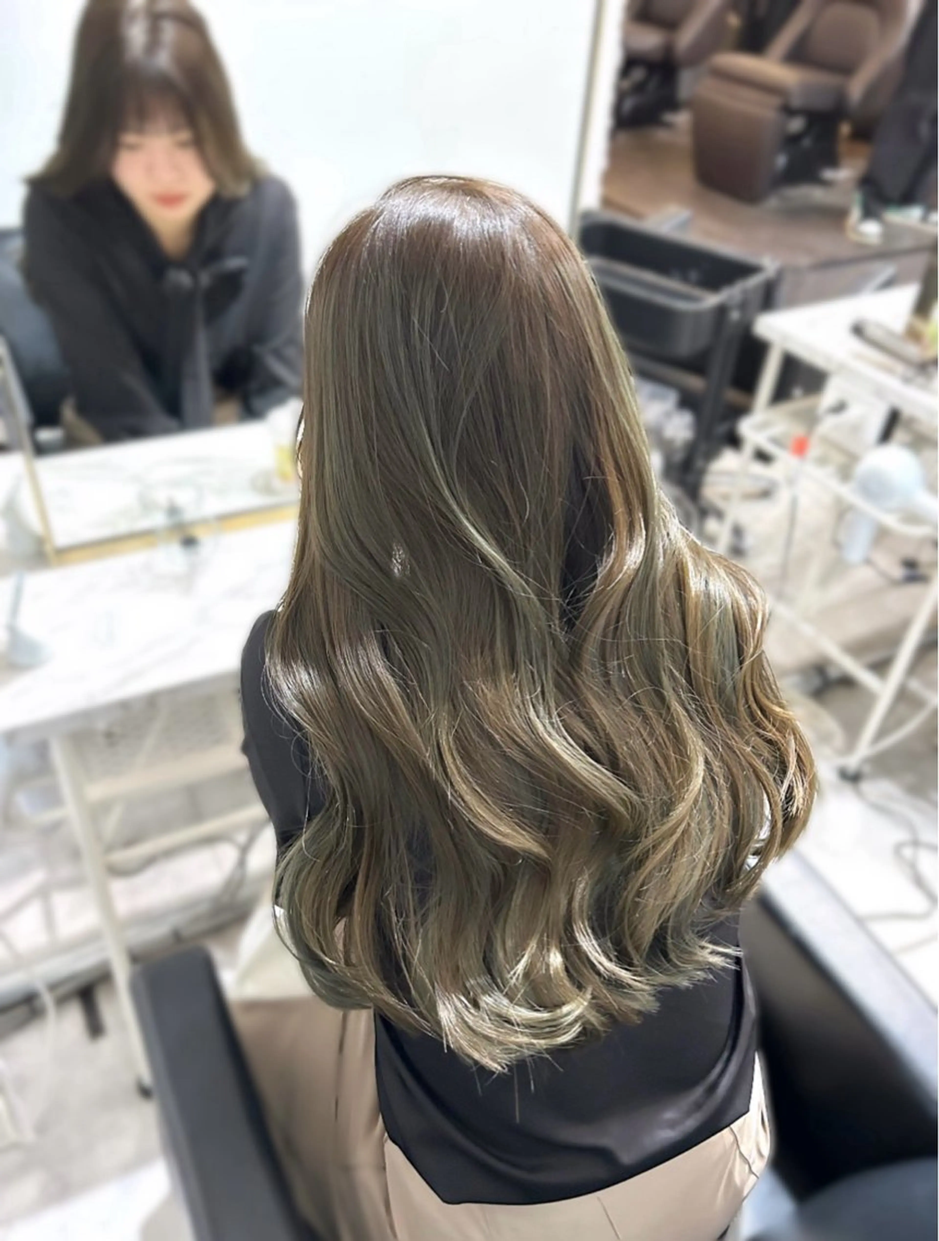 ロング カラー カット ヘアカラー トリートメント I’ve所属・💘大人可愛く💘 Natsuki❥❥❥のヘアスタイル