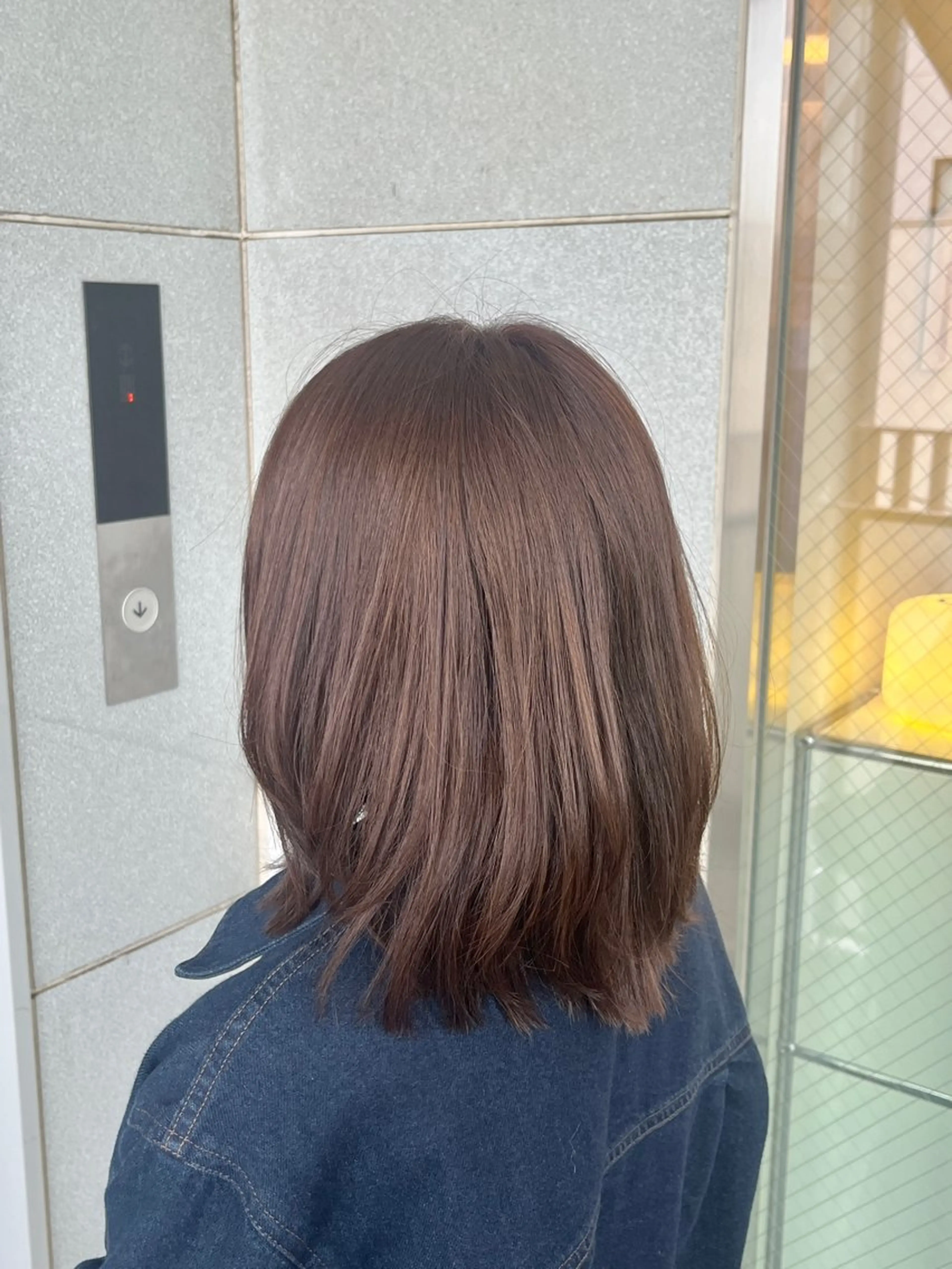 ミディアム カット ヘアカラー 髪質改善/縮毛矯正 艶髪🔥高杉のヘアスタイル