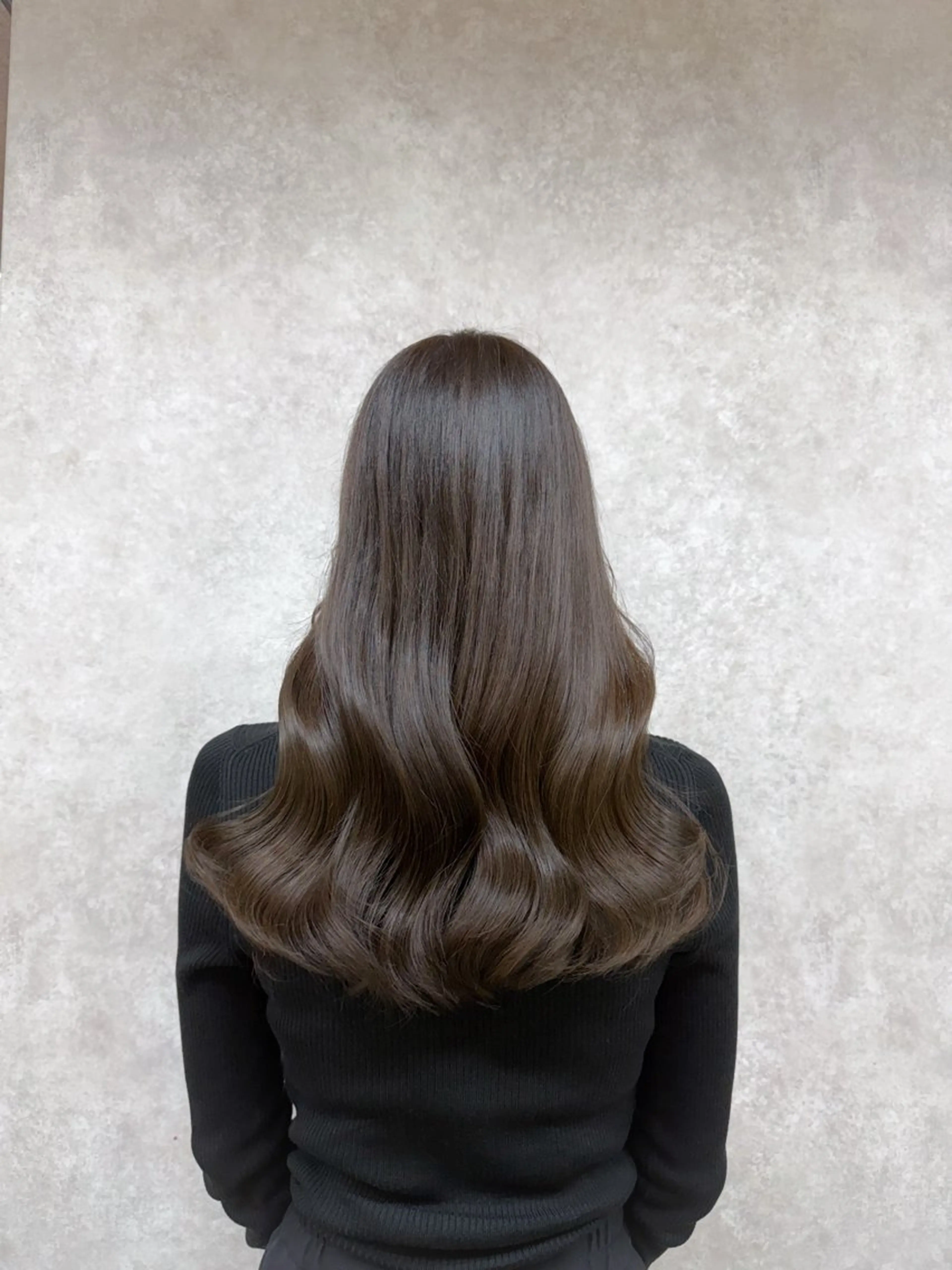 セミロング カラー グレージュ オリーブグレージュ オリーブグレー カット ヘアカラー トリートメント 村田梨乃/ minim hairのヘアスタイル