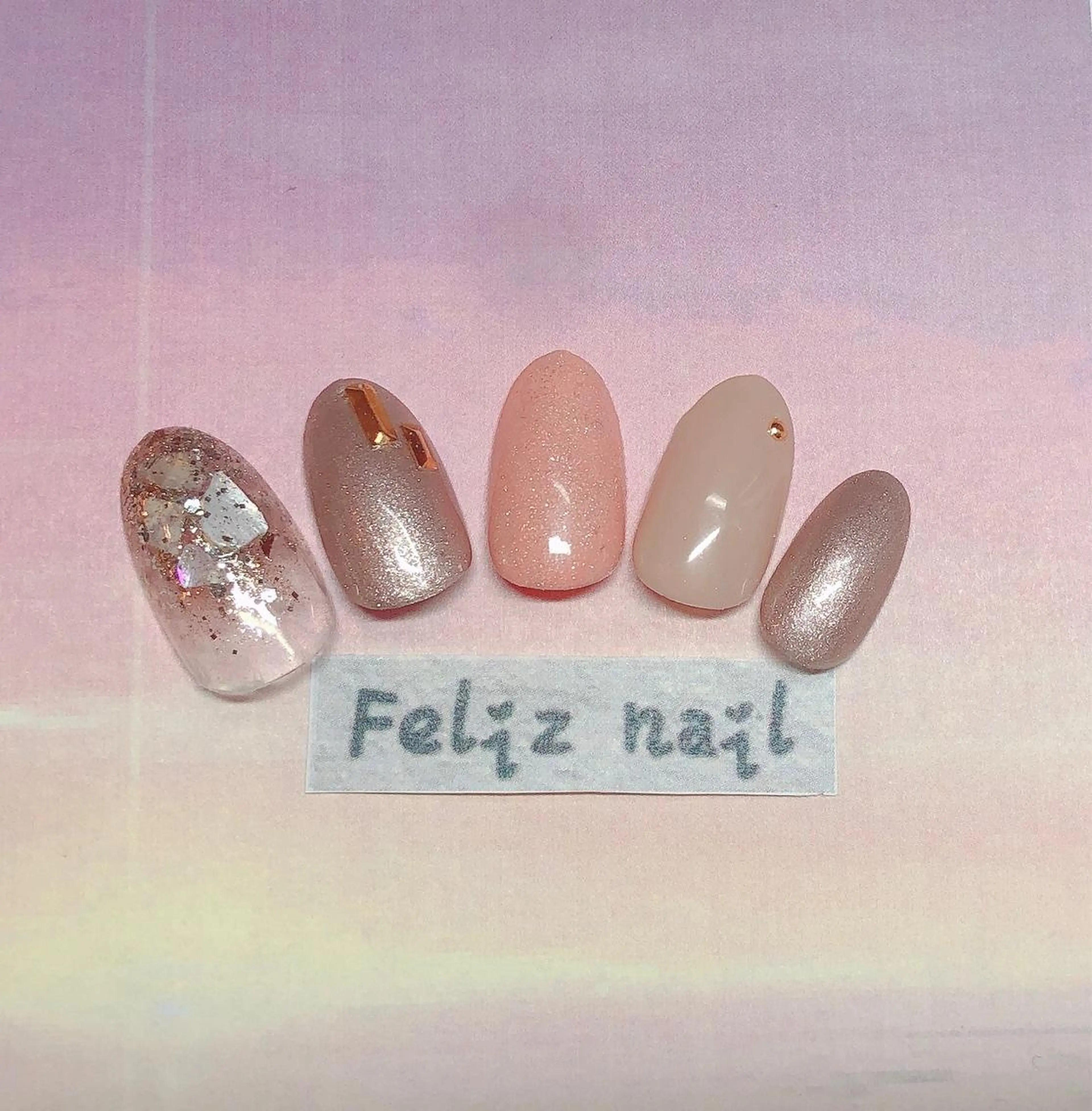 ネイル ジェルネイル オフィスネイル パラジェル シンプルネイル ハンドネイル ユキカ （ネイリスト）のネイルデザイン