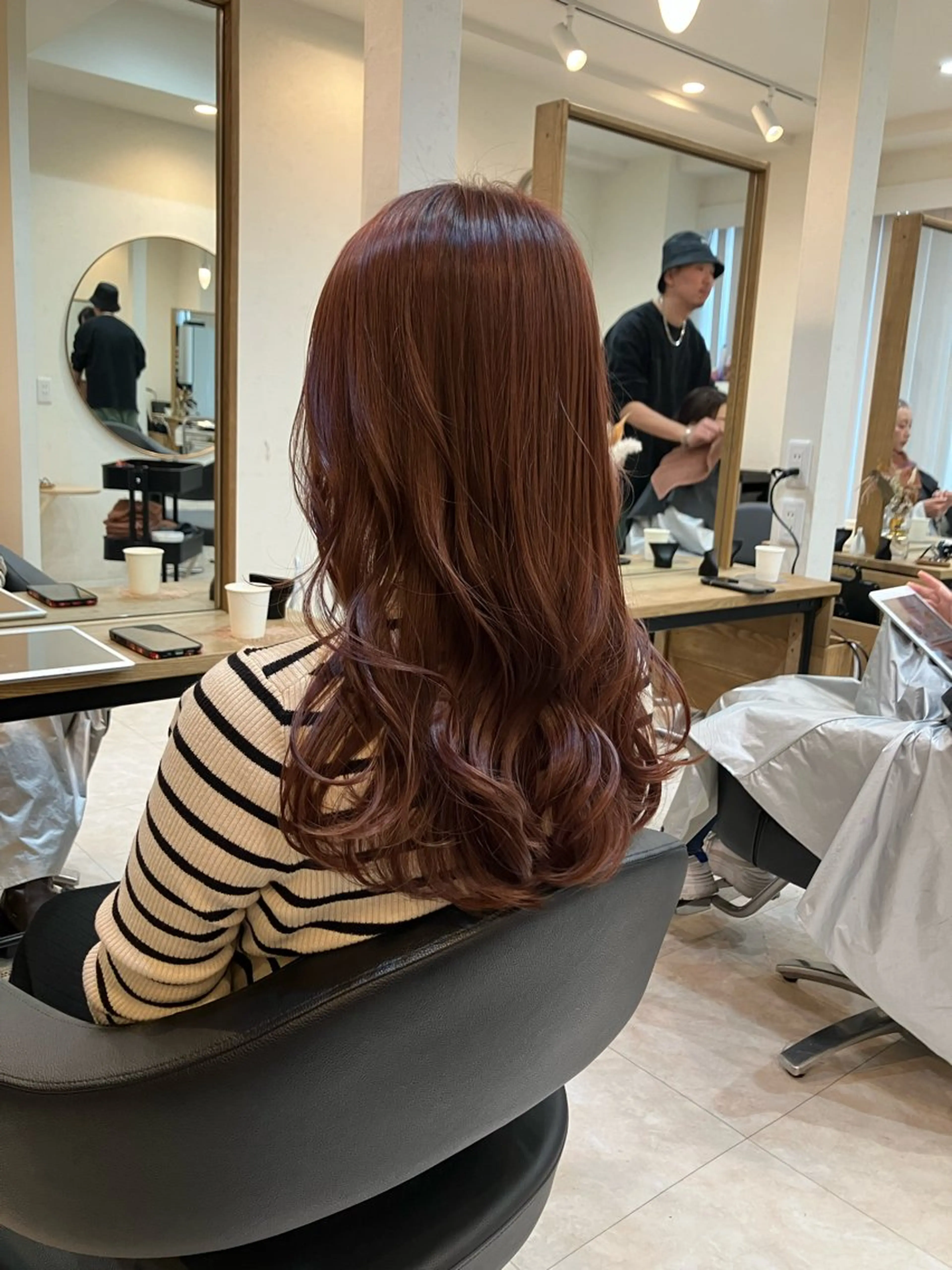 ロング 青野 銀河のヘアスタイル