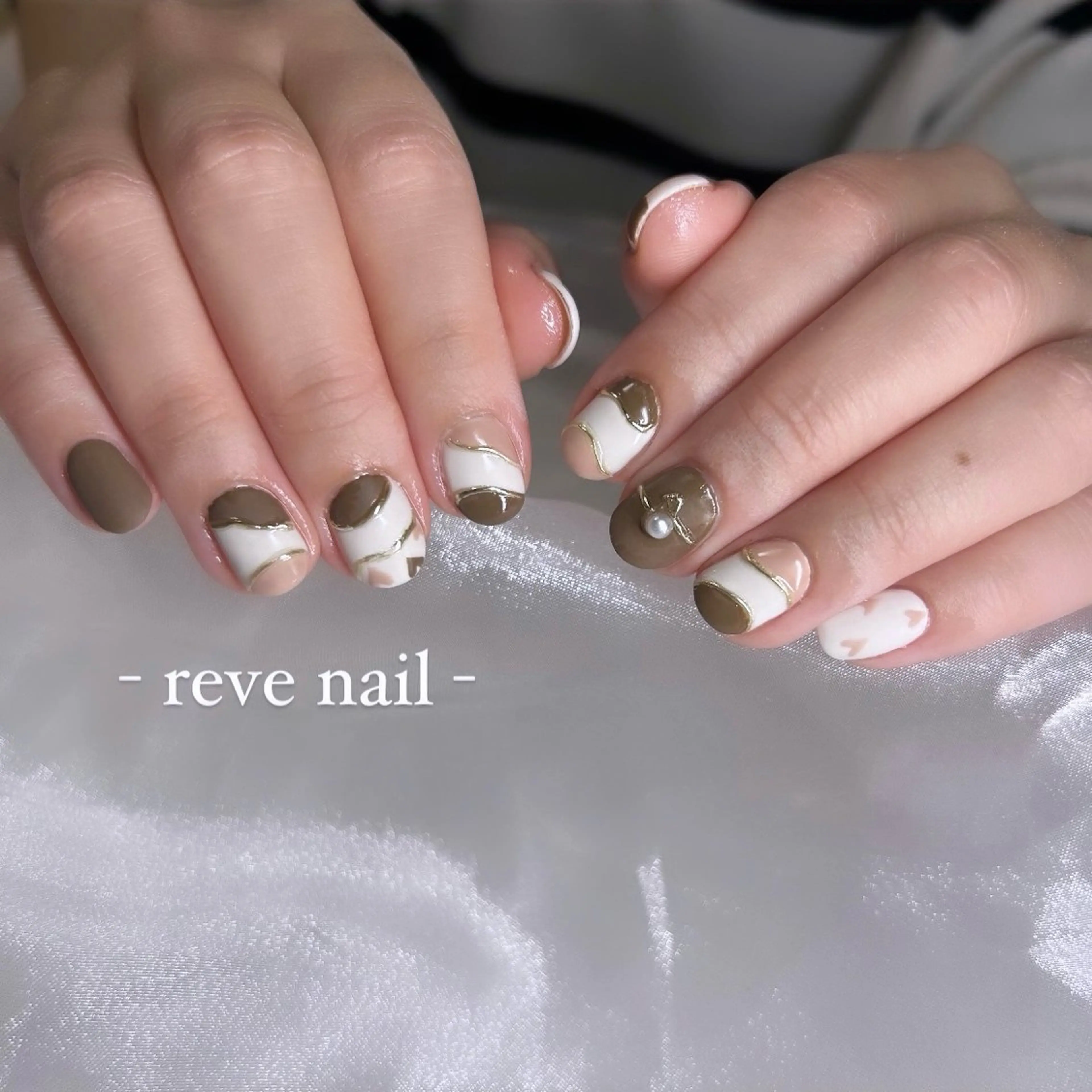 ネイル ハンドネイル 門真市 三ツ島 reve nailのネイルデザイン