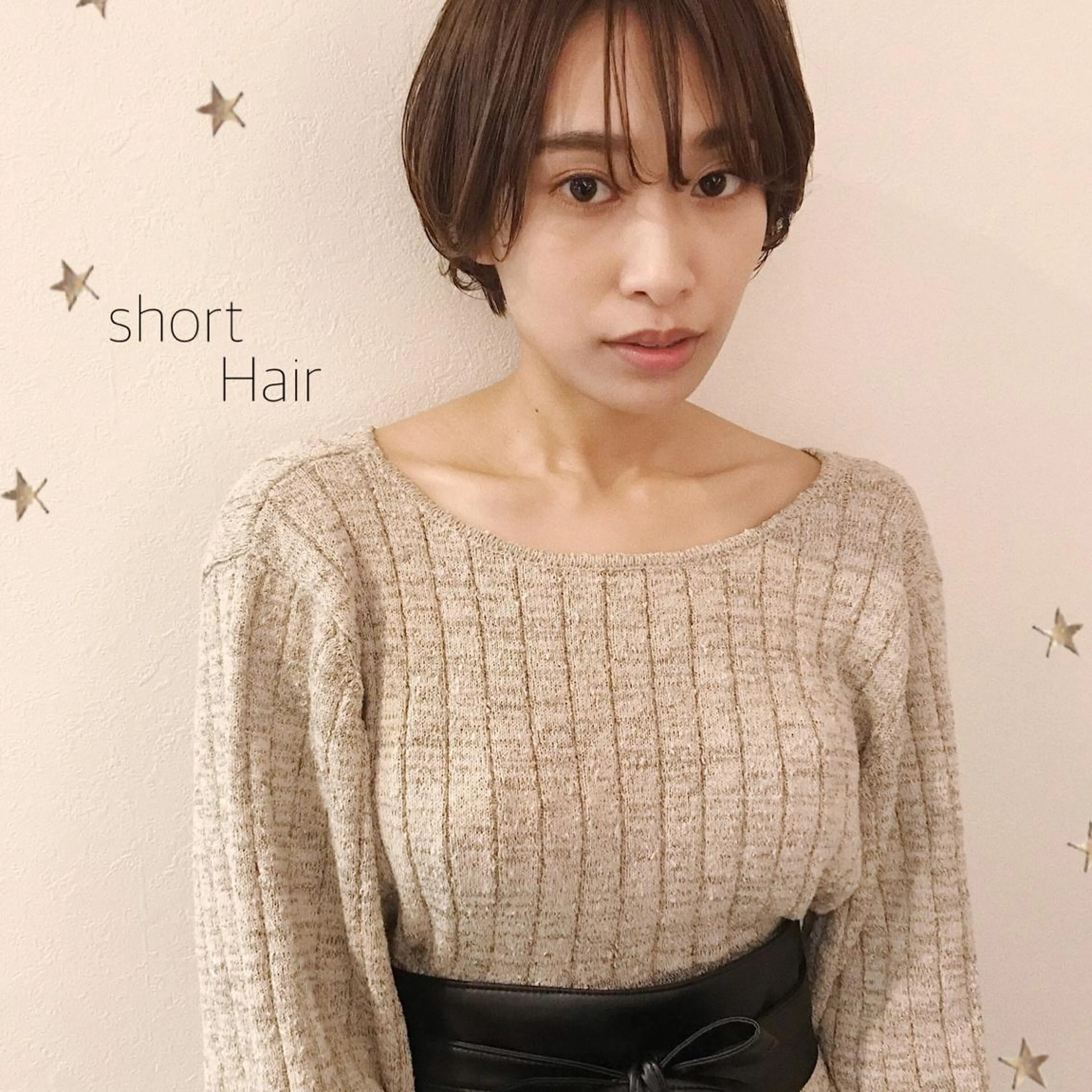 ショート カット 市川 千夏のヘアスタイル
