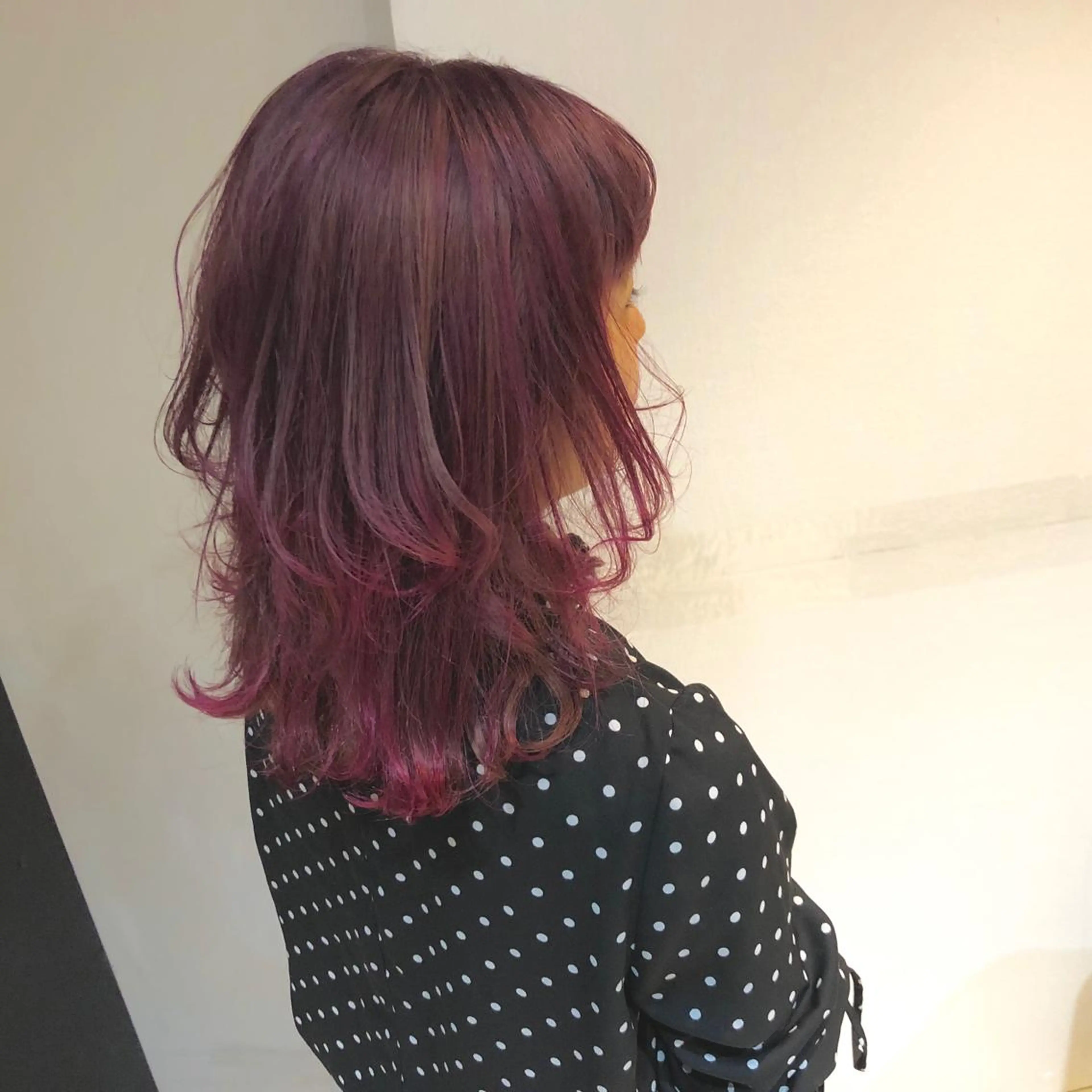 ミディアム カラー ヘアカラー トリートメント ヘアセット 髪質改善/艶髪 🫧高橋湧也のヘアスタイル