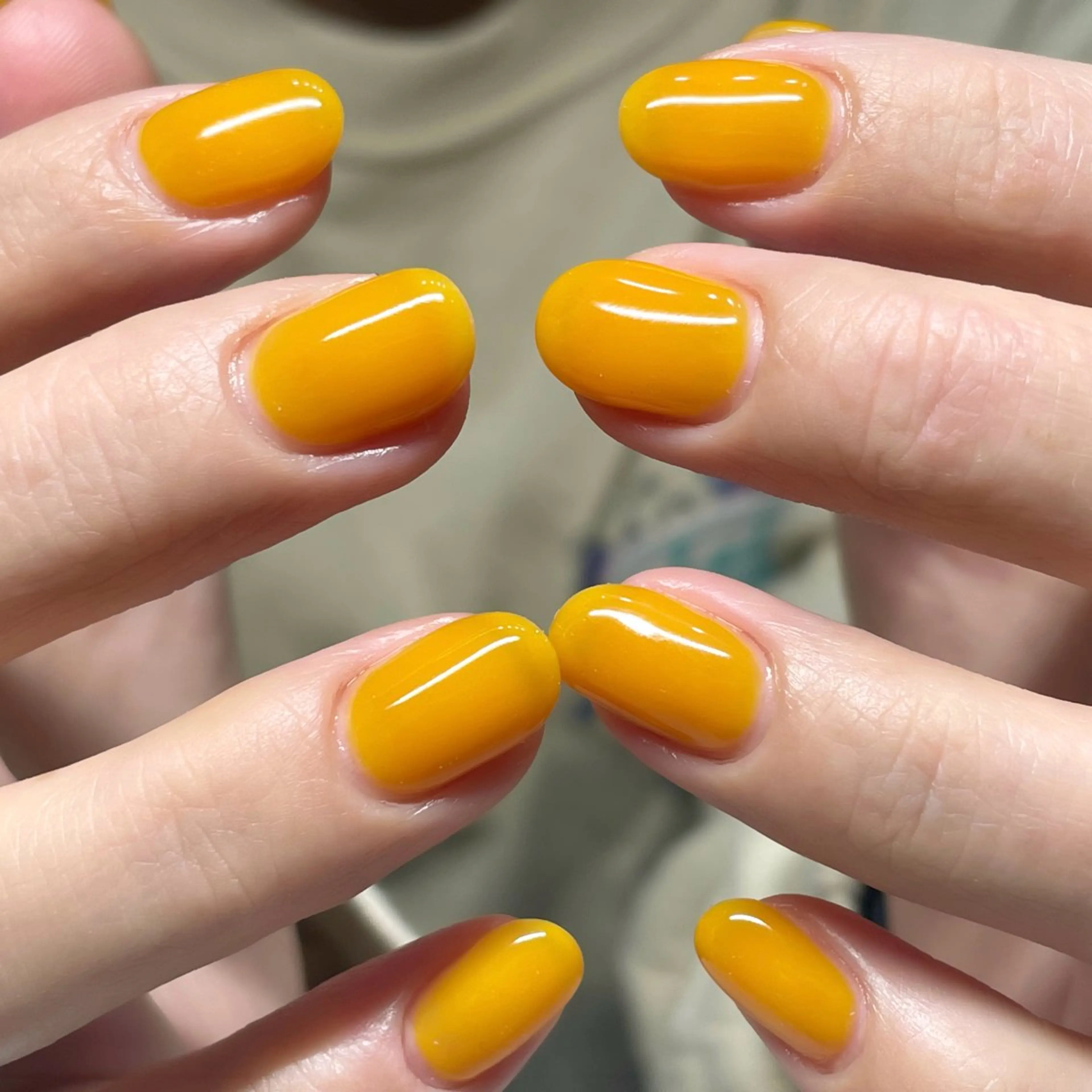 ワンカラー/マグネット/フラッシュ/ミラーなどのシンプルネイル(オフなし)の写真
